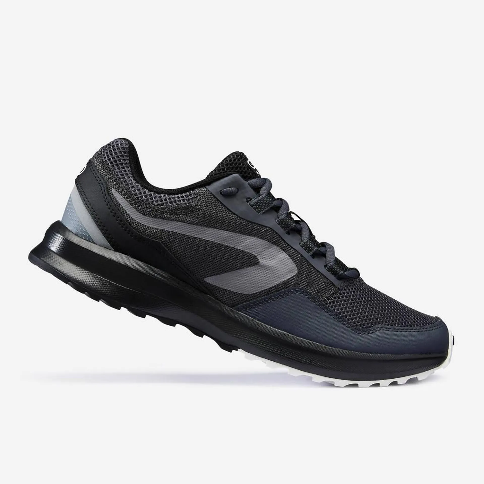 Men Running Shoes Active Grip - Black Grey