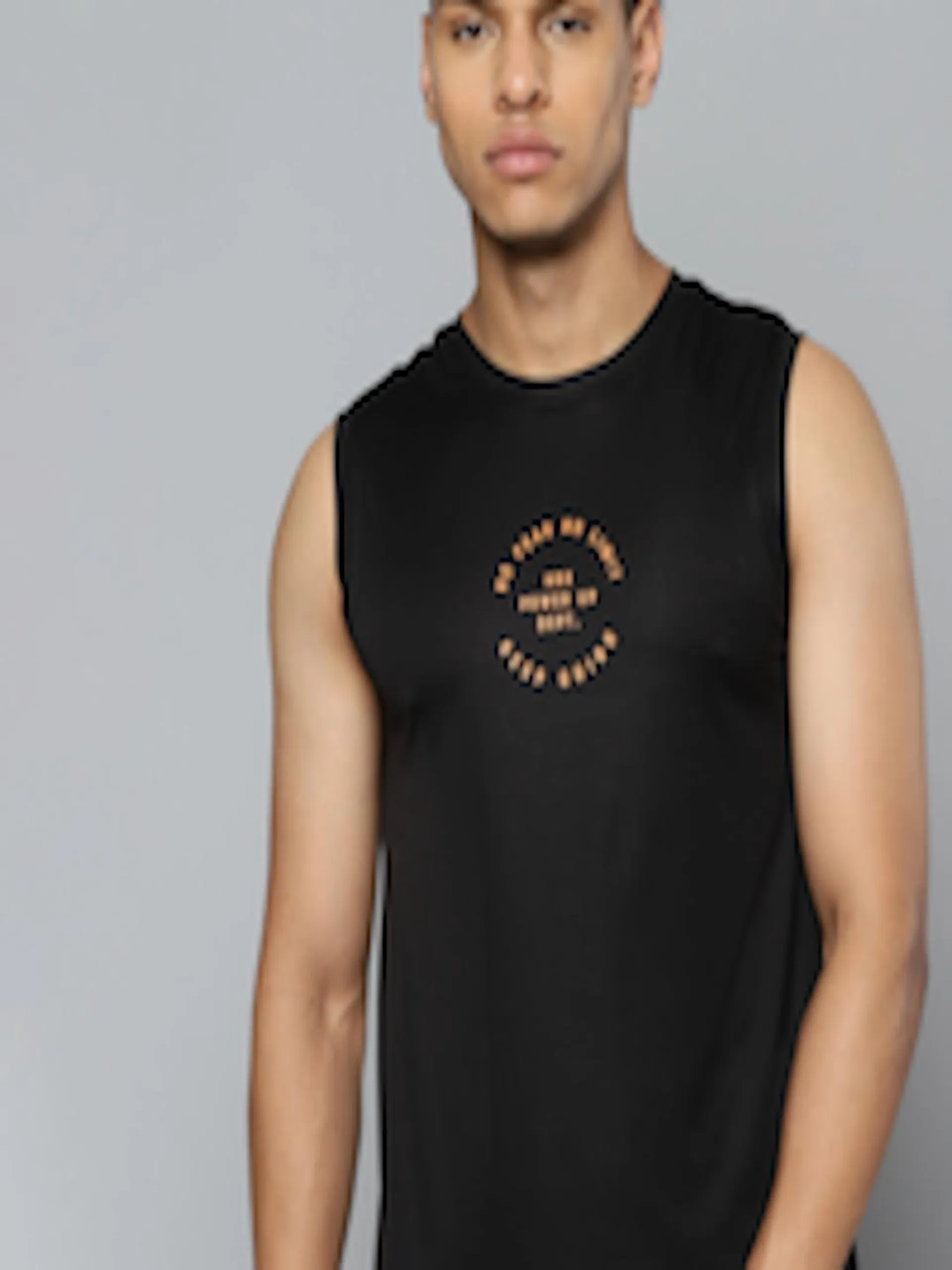 Printed Rapid-Dry Training or Gym T-shirt