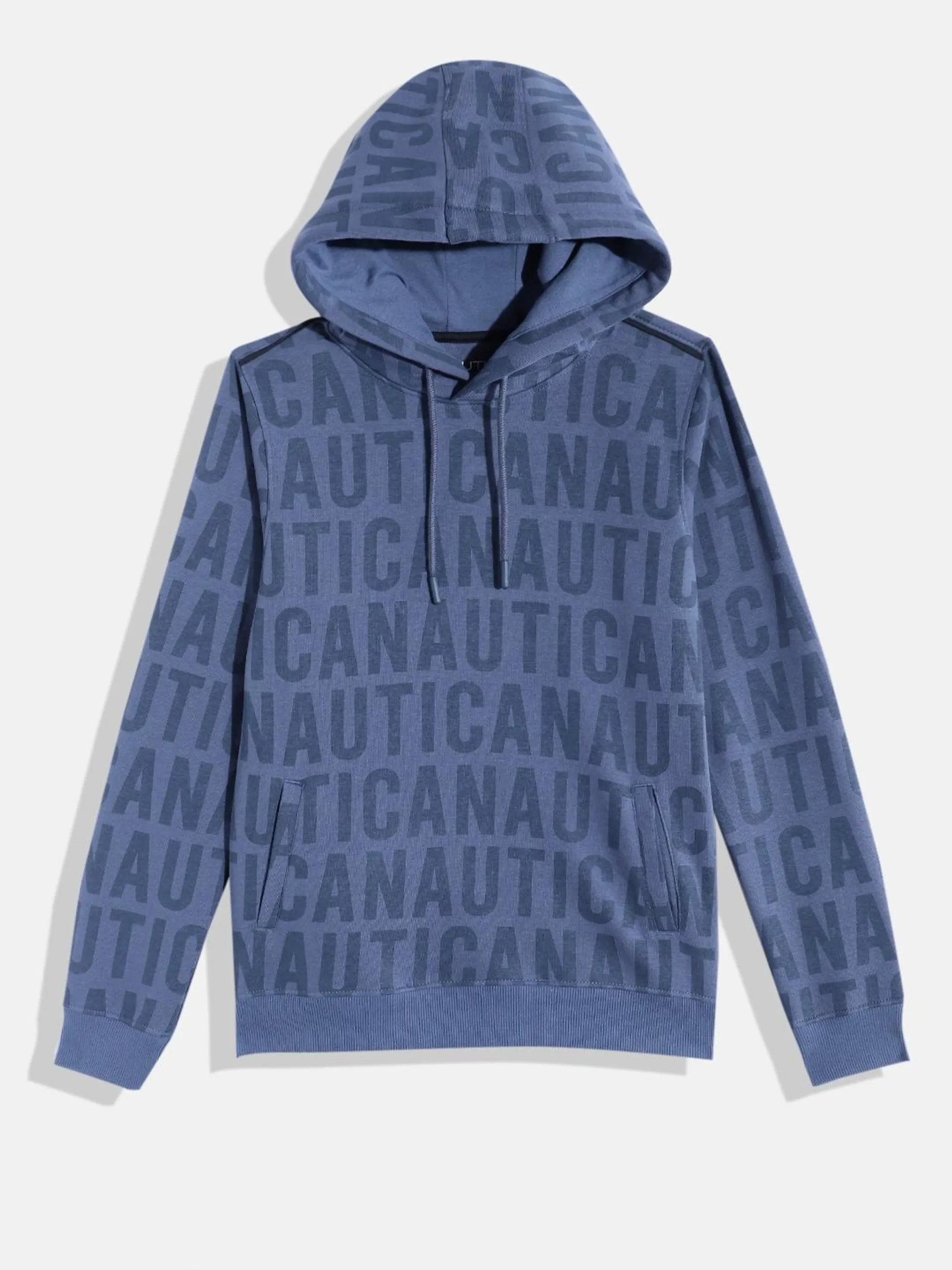 Boys Brand Logo Printed Hooded Sweatshirt