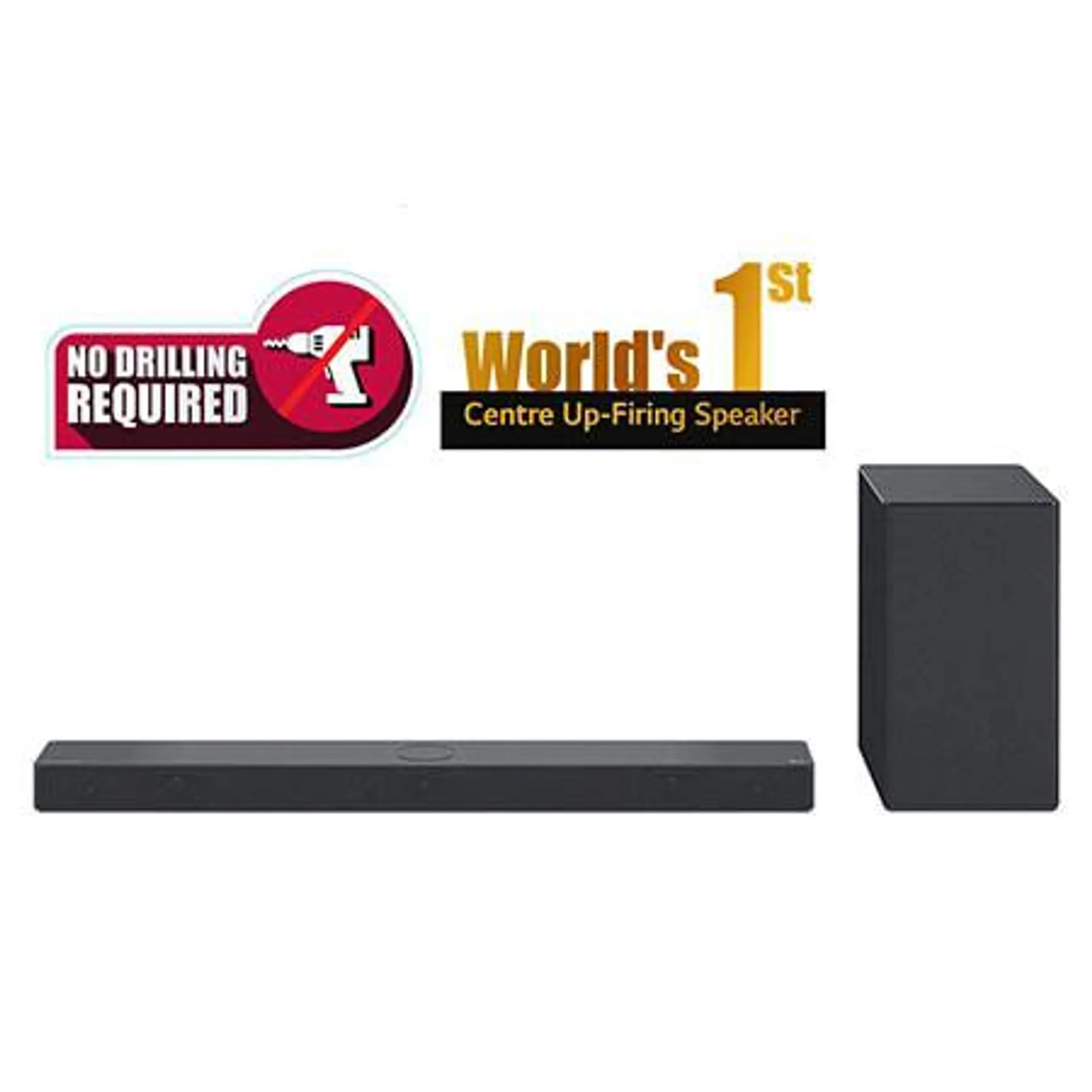 LG Soundbar SC9S, 3.1.3 Ch, 400W, Tripple Up-Firing soundbar, Dolby Atmos & IMAX Enhanced, AI Compatible, Perfect Match for OLED C3 and C2 Models