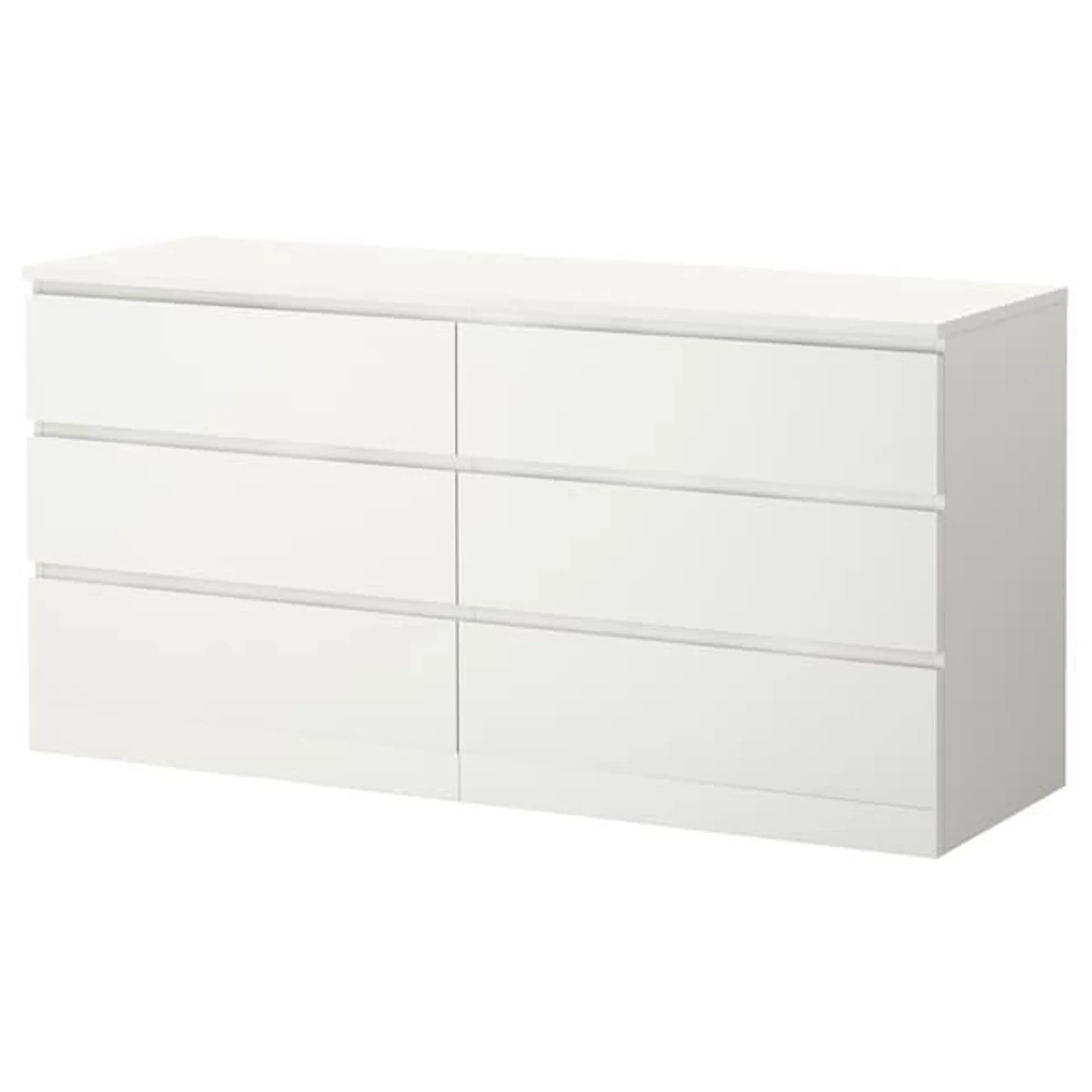 Chest of 6 drawers, white,