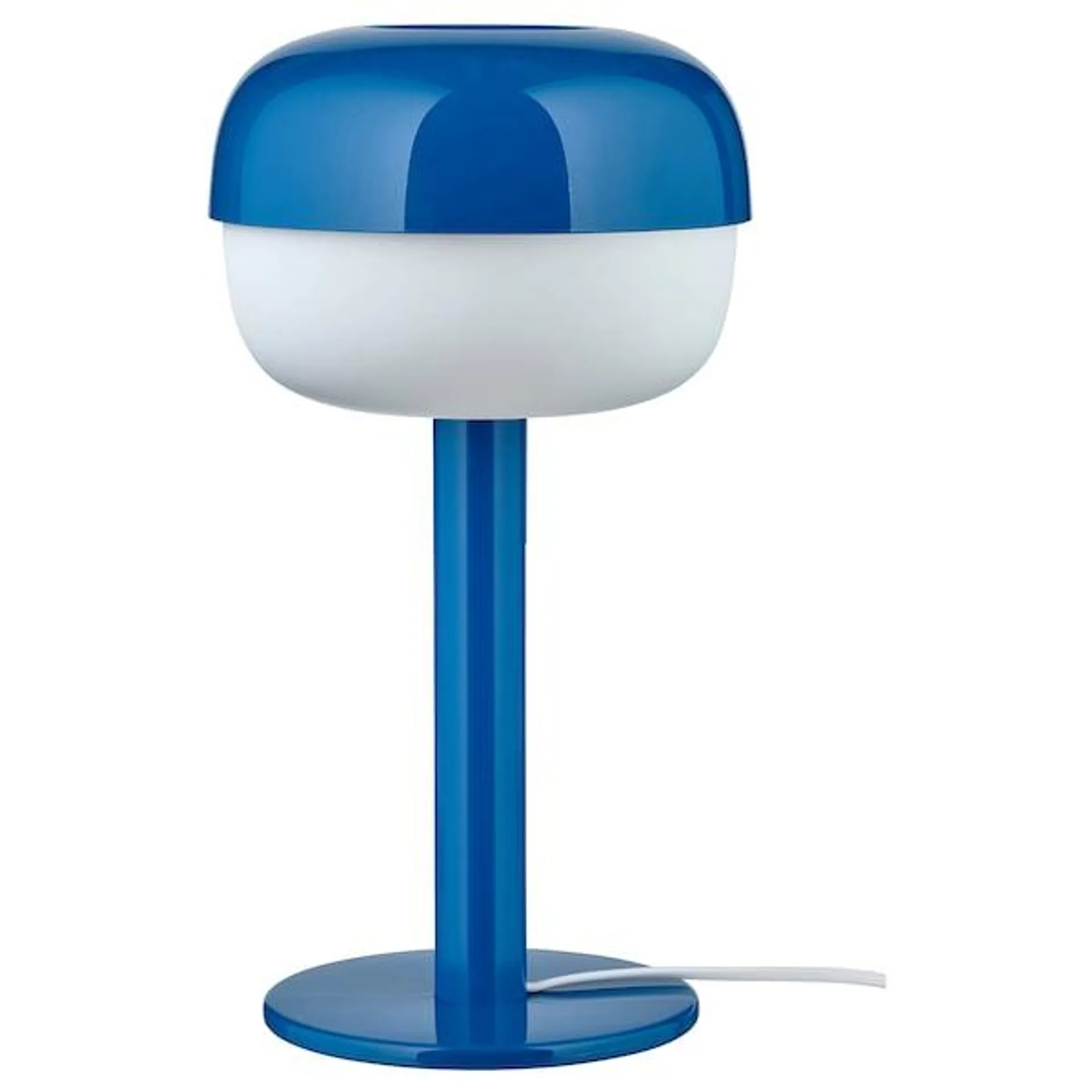 Table lamp, blue,