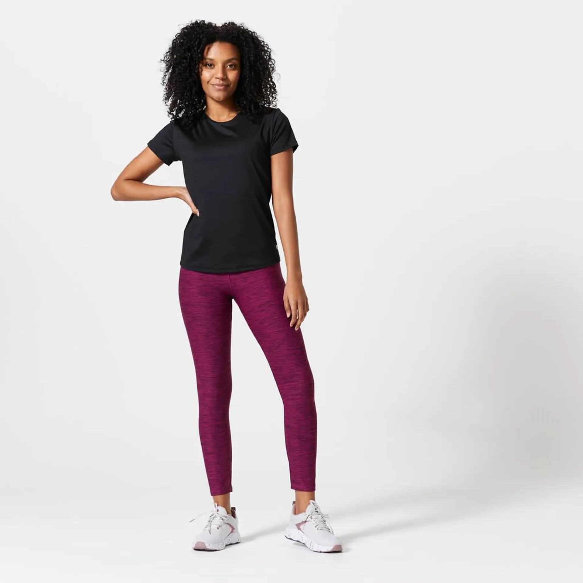 Women Gym T-Shirt Basic - Black