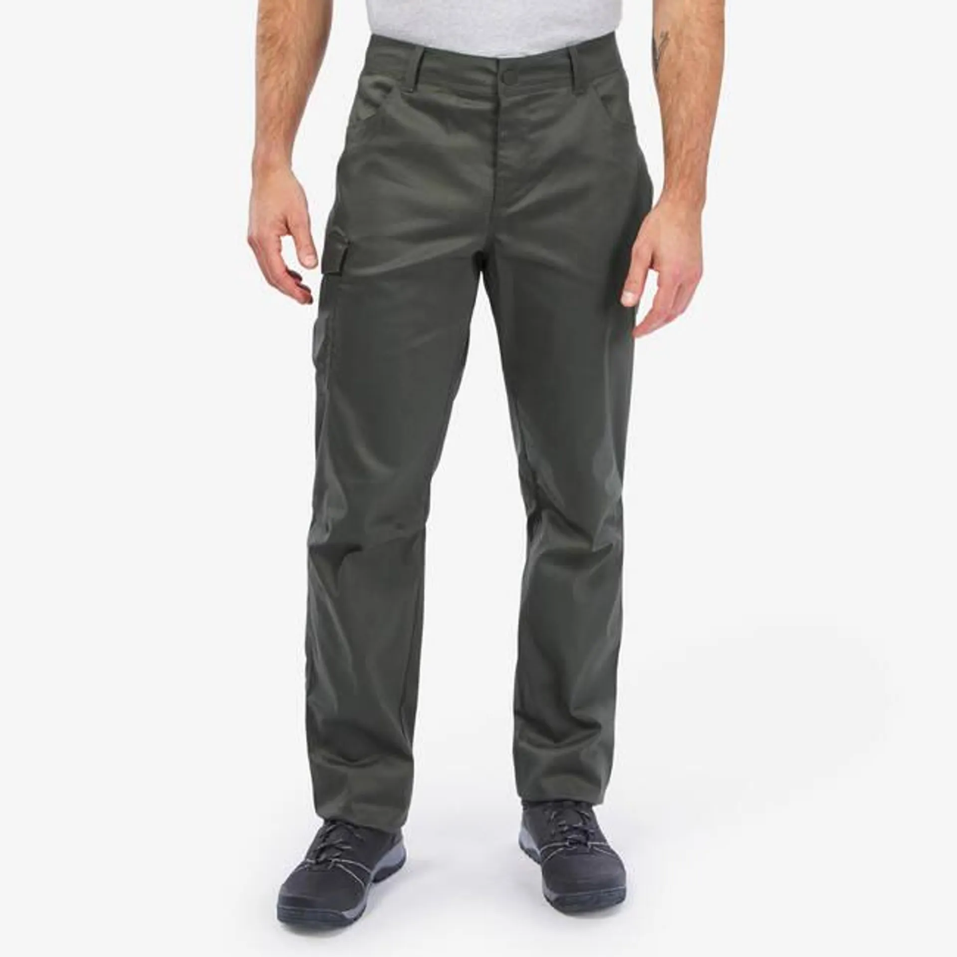 Men Slim Fit Cargo Pant Dark Olive