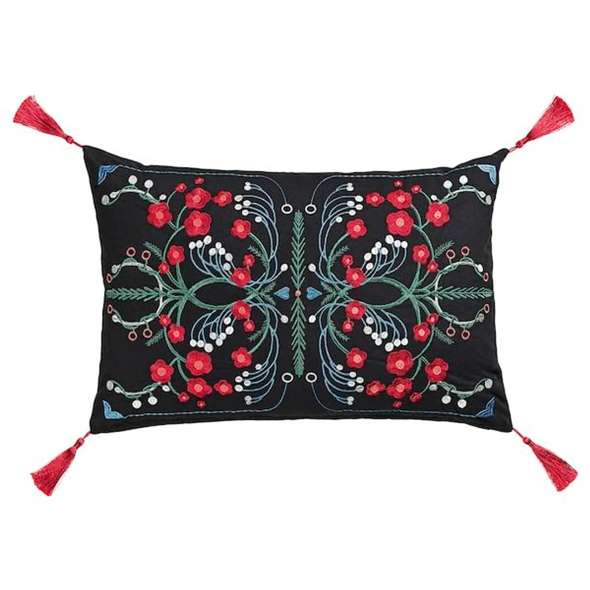 Cushion cover, black,