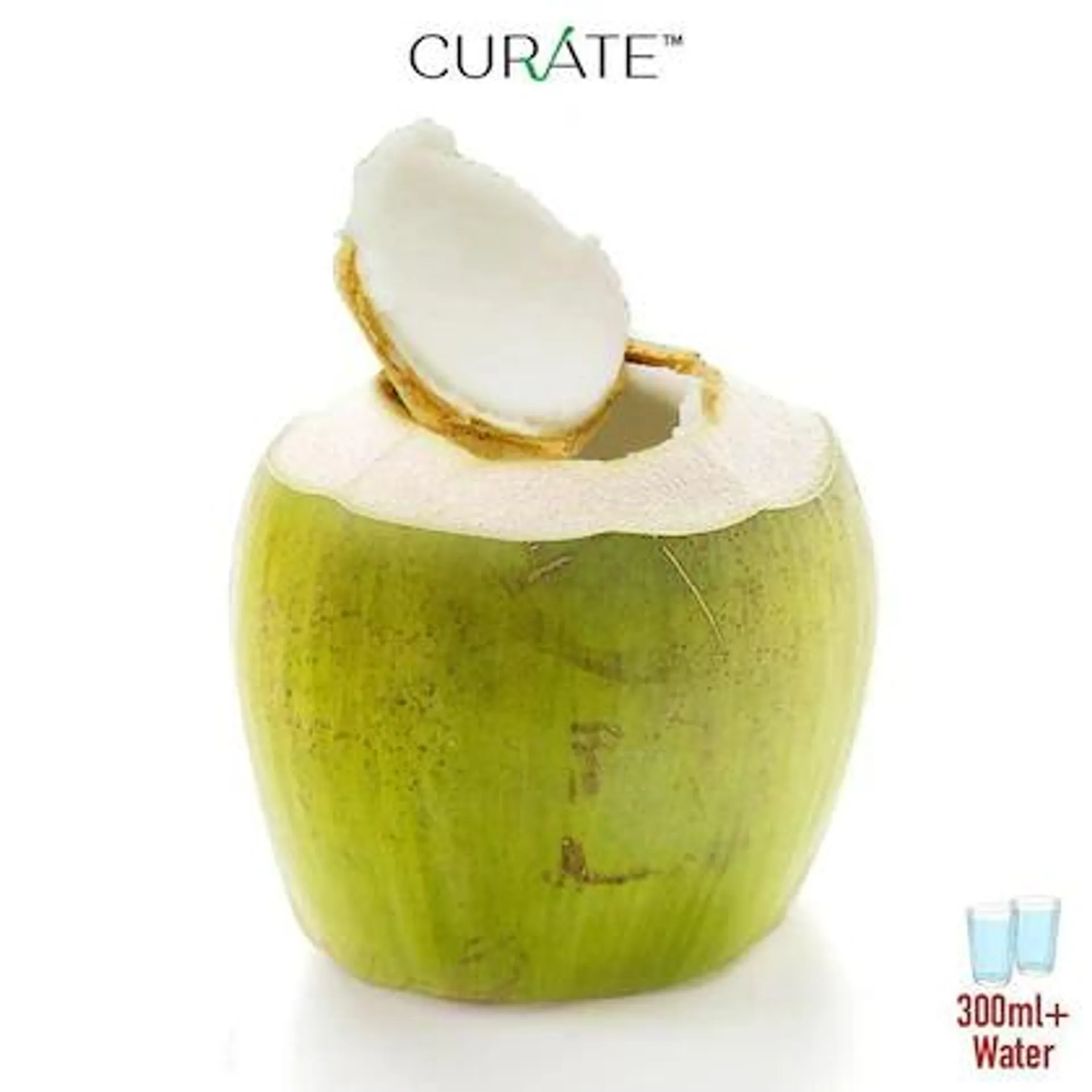 Curate Coconut Tender Premium Indian 1 Pc (Approx 1.08 kg - 2.16 kg)