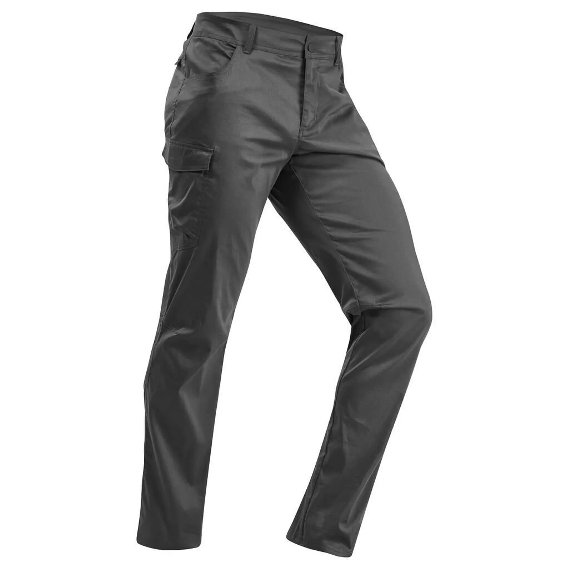 Men Slim Fit Cargo Pant Grey