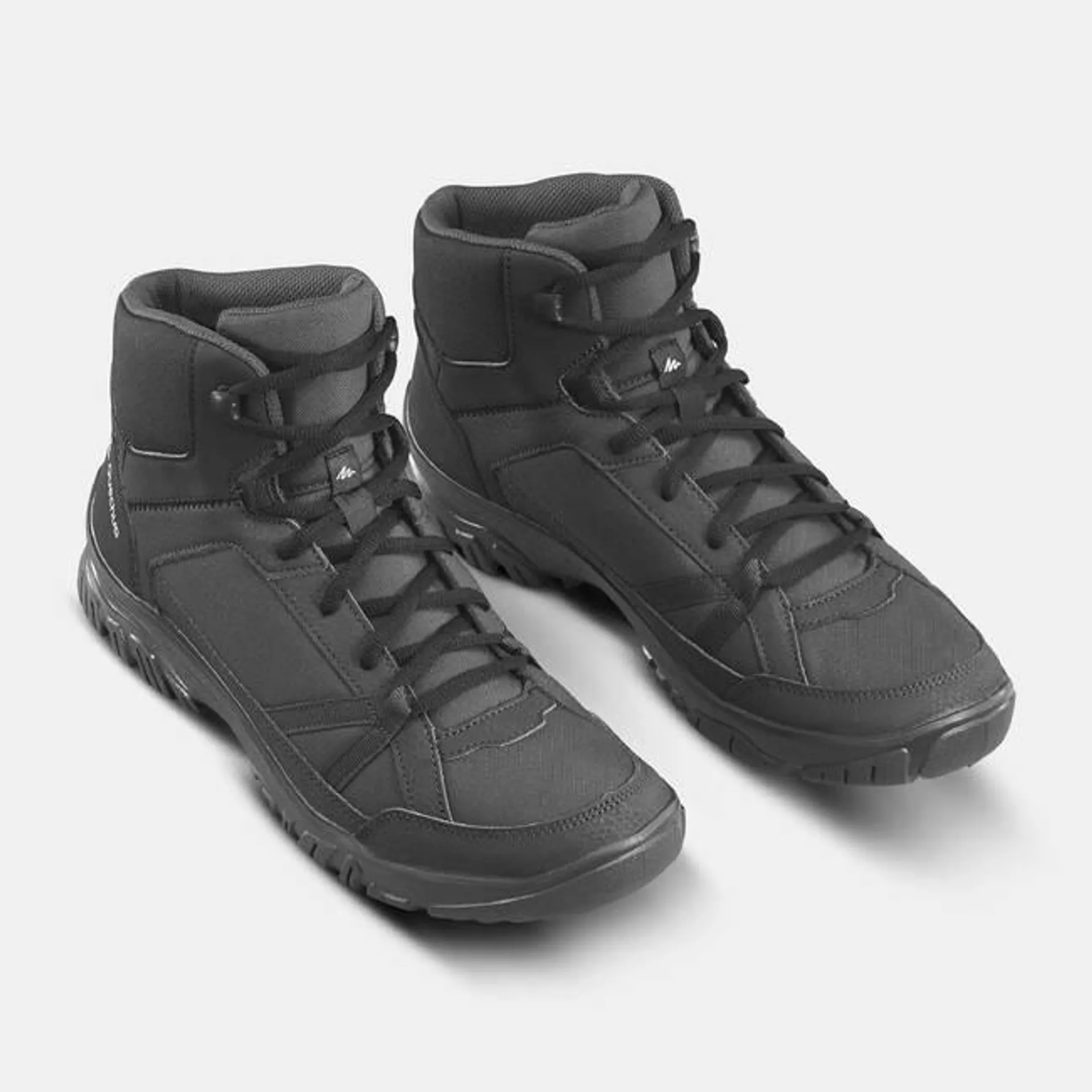 Men Hiking Shoes - NH100 Mid - Carbon Grey