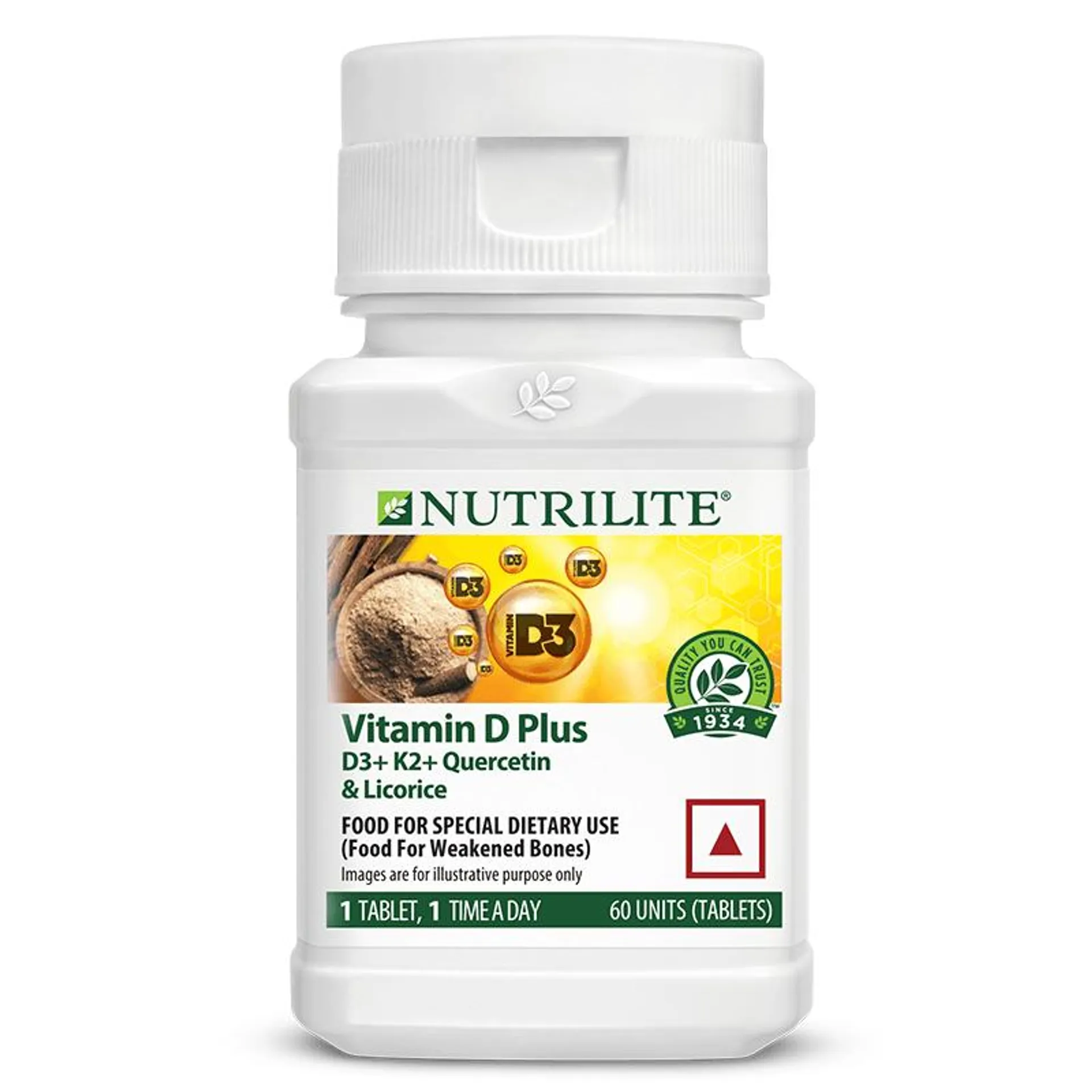 Vitamin D Plus (D3+K2+Quercetin & Licorice)