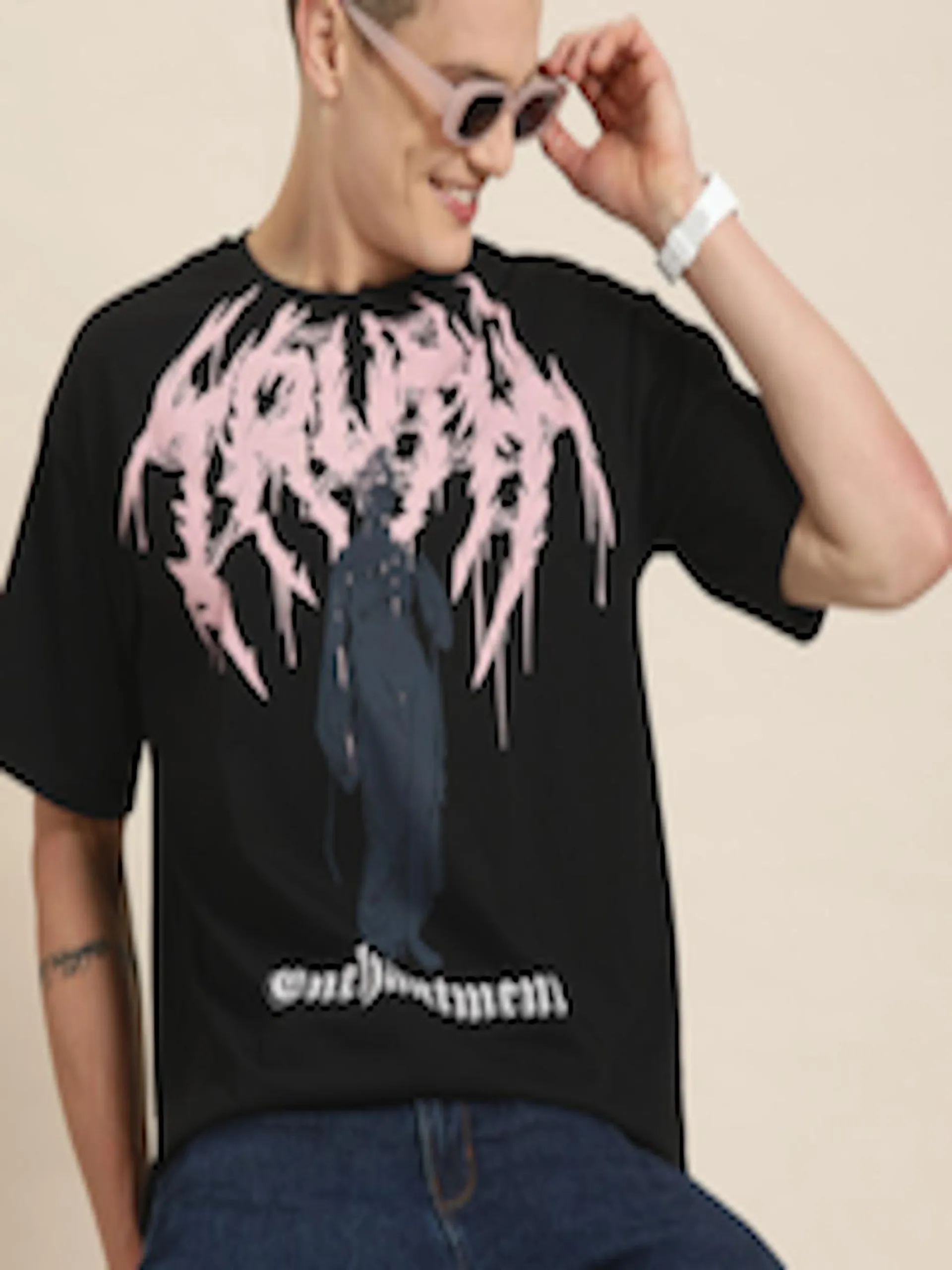 Printed Relaxed Pure Cotton T-shirt