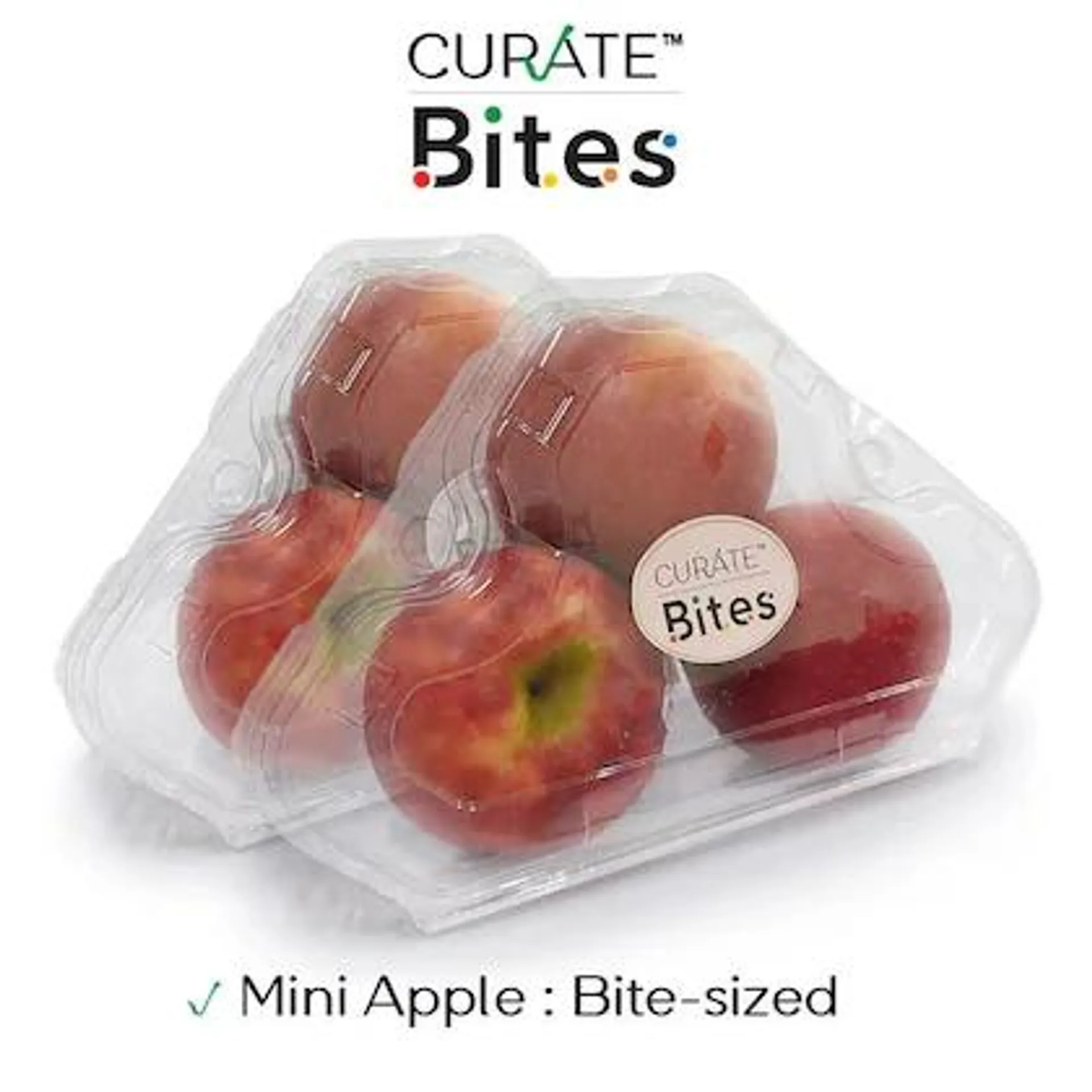 Curate Apple Pink Lady Bites Premium Imported 6 pcs (Approx 600 g - 700 g)