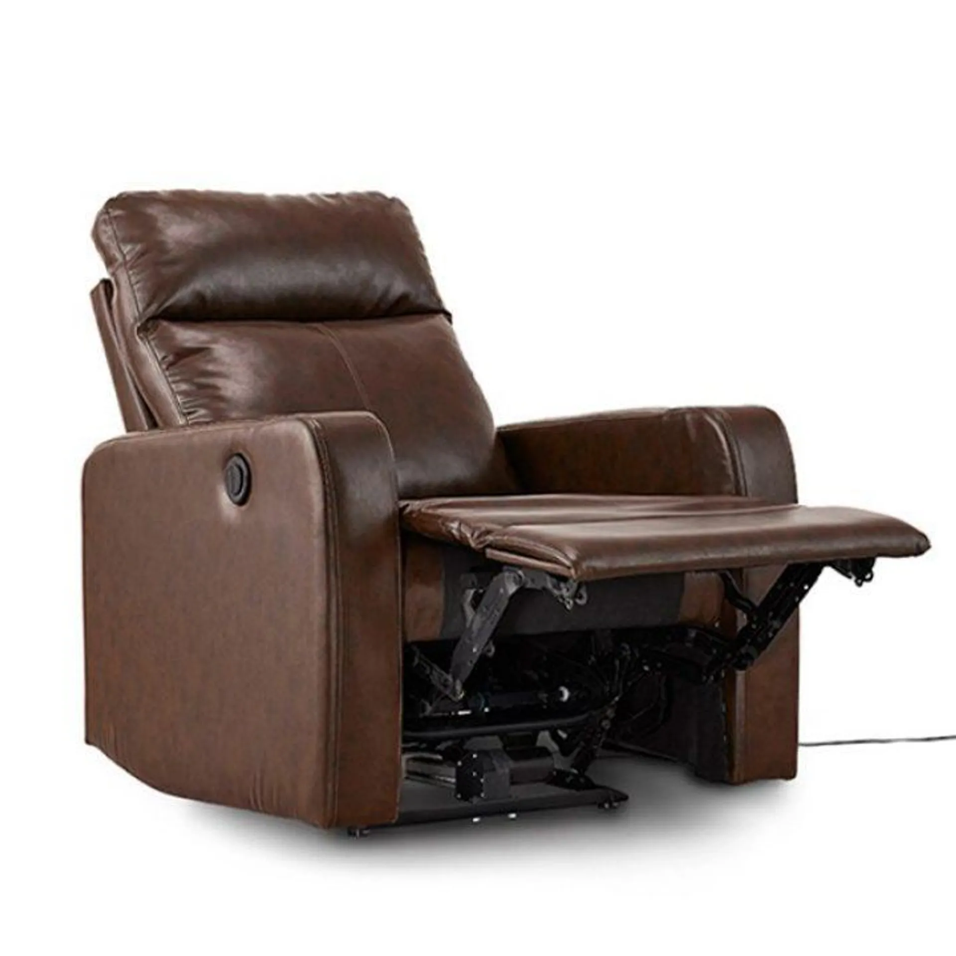 Daytona Electric Recliner - Brown Leatherette