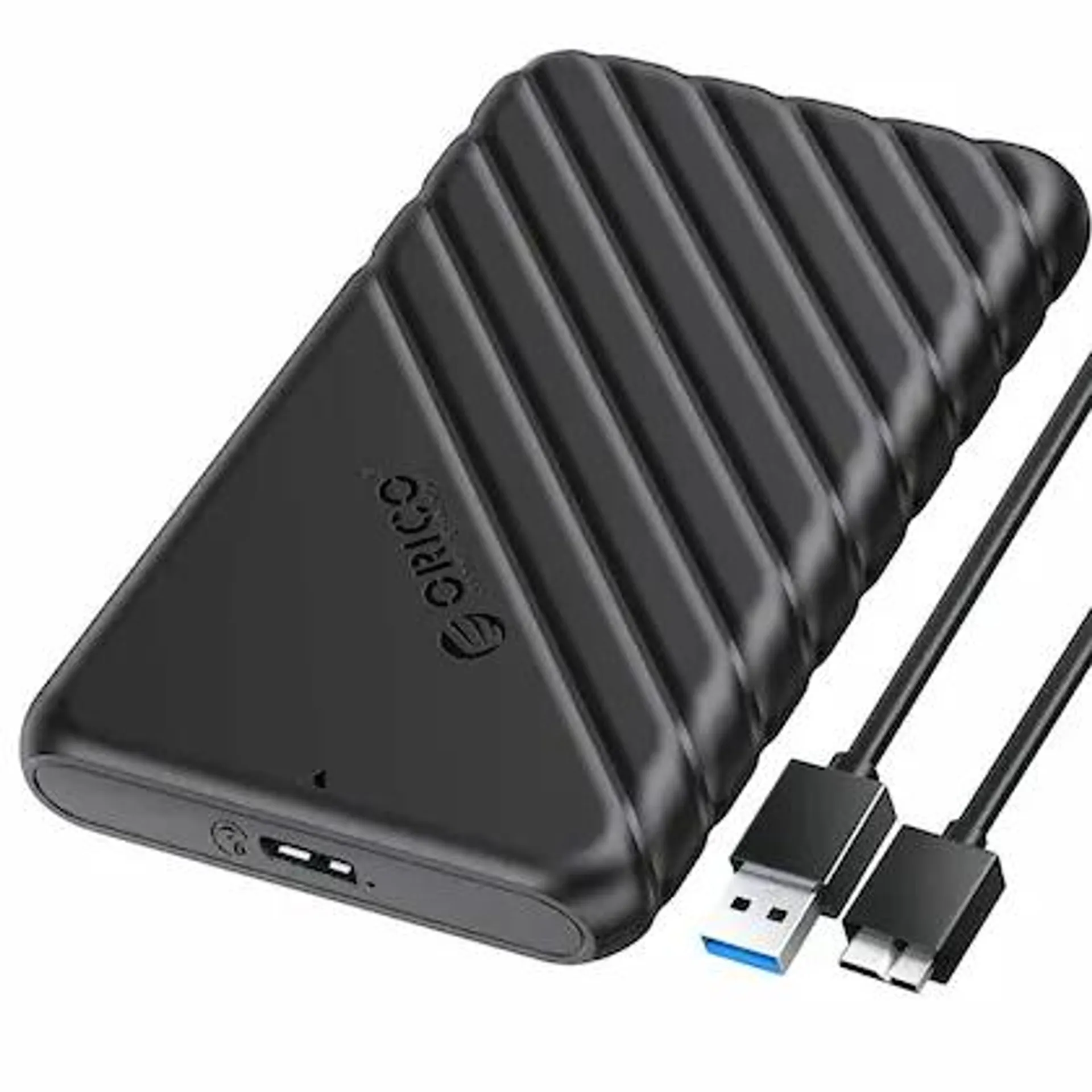 ORICO 2.5 inch External Hard Drive Enclosure 25PW1-U3-BK for SATA HDD SSD[ UASP Supported] Black