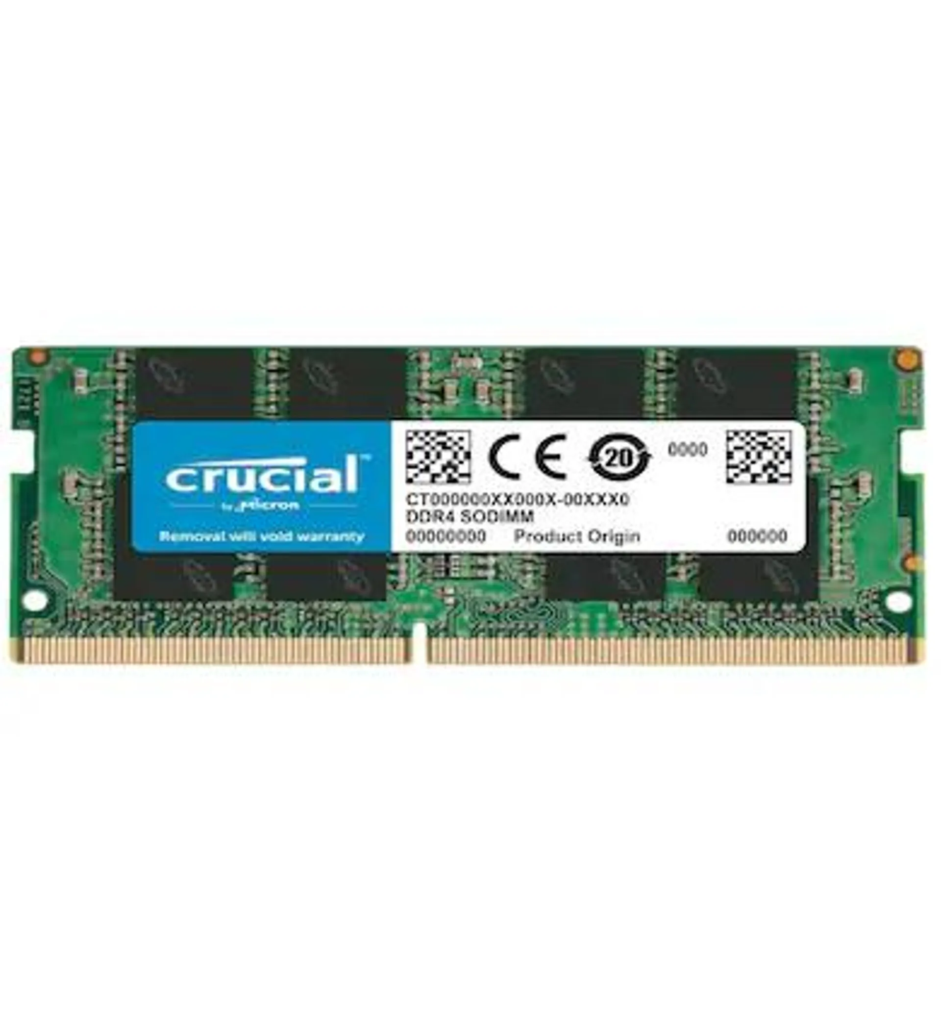 Crucial RAM 8GB DDR4 3200MHz CL22 (or 2933MHz or 2666MHz) Laptop Memory CT8G4SFRA32A