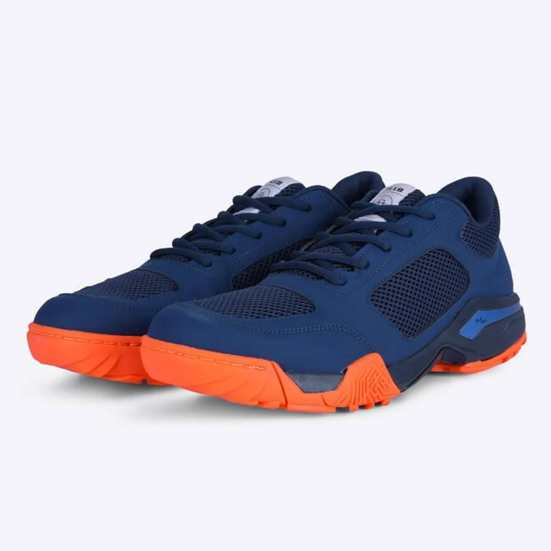 KIDS CRICKET SHOE CS 500 BLUE ORANGE