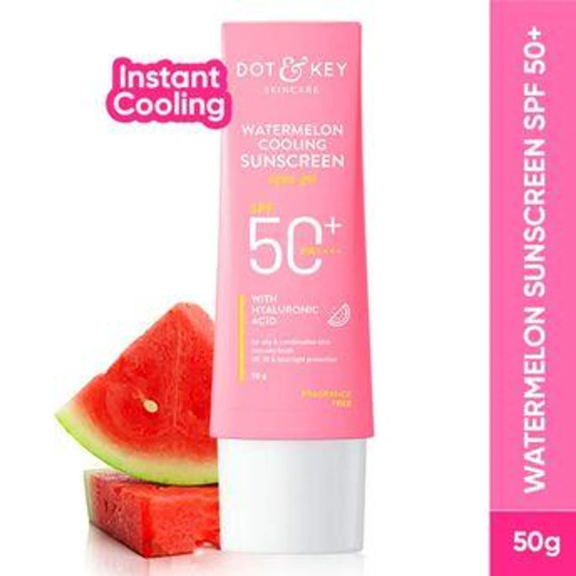 Dot & Key Watermelon Waterlight Face Sunscreen SPF 50 PA+++ No White Cast For Normal To Oily Skin