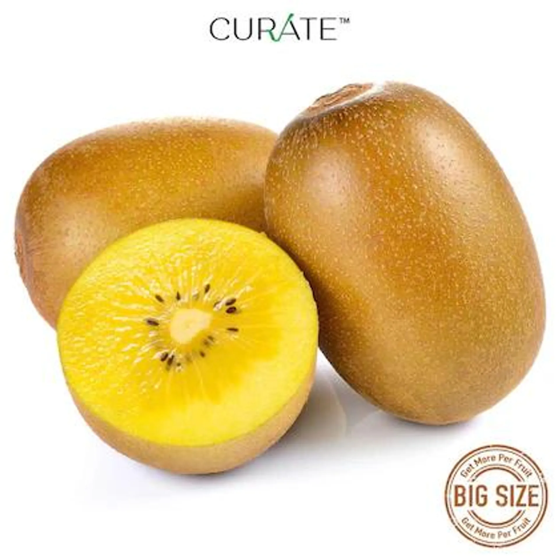 Curate Kiwi Gold Premium Imported 3 Pc (Approx 280 g - 330 g)