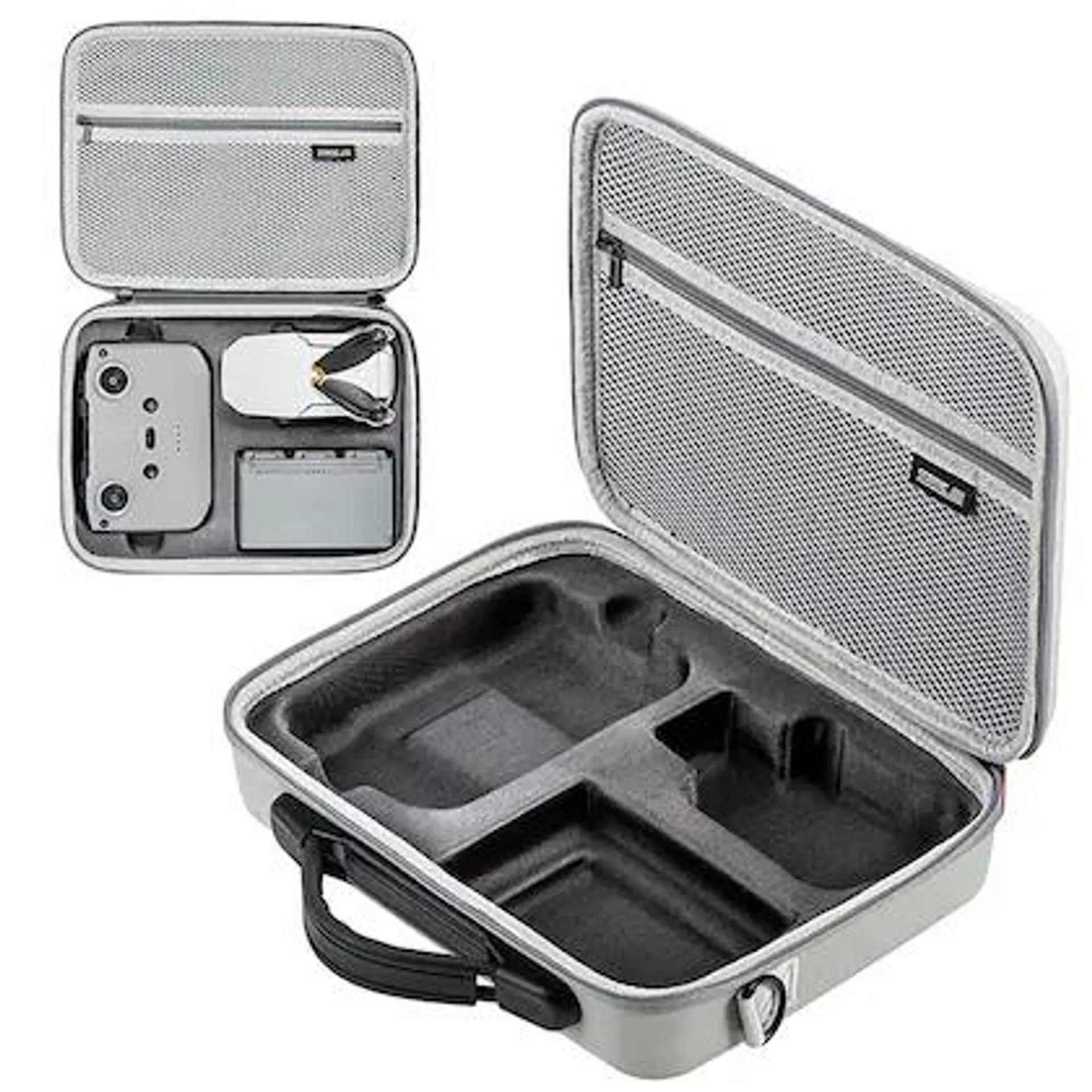 ZORBES Carrying Case for DJI Mini 2, Portable Compact Storage Bag Hard Case Set with Strap Storage Travel Case Compatible with DJI Mini 2 Pro and Drone Controller, Case Only Not Include DJI Product