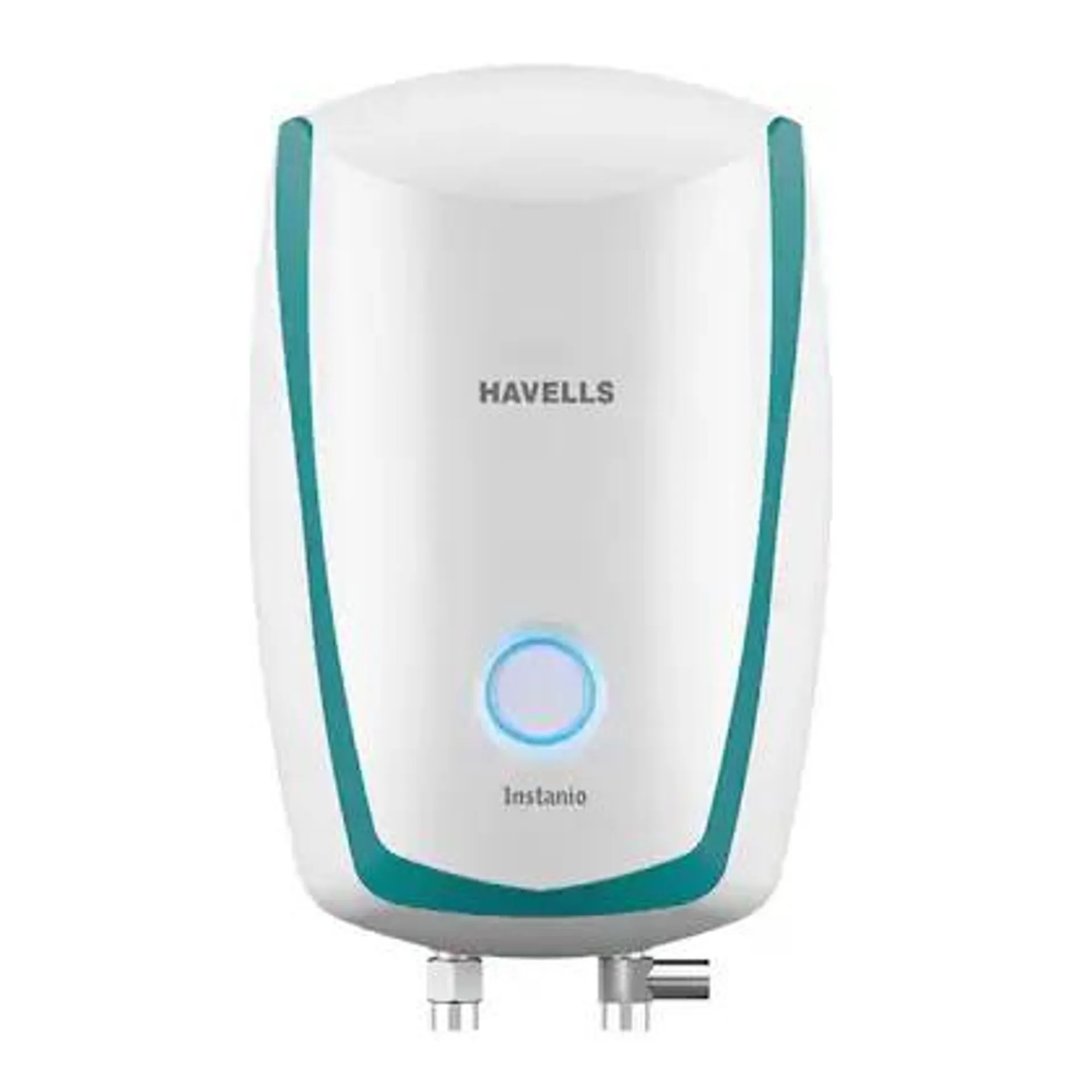 Havells Instanio, 3 Litres, 3000 Watts, Instant Water Heater, Colour-Changing LED Indicator, 5 Star Rating, White Blue