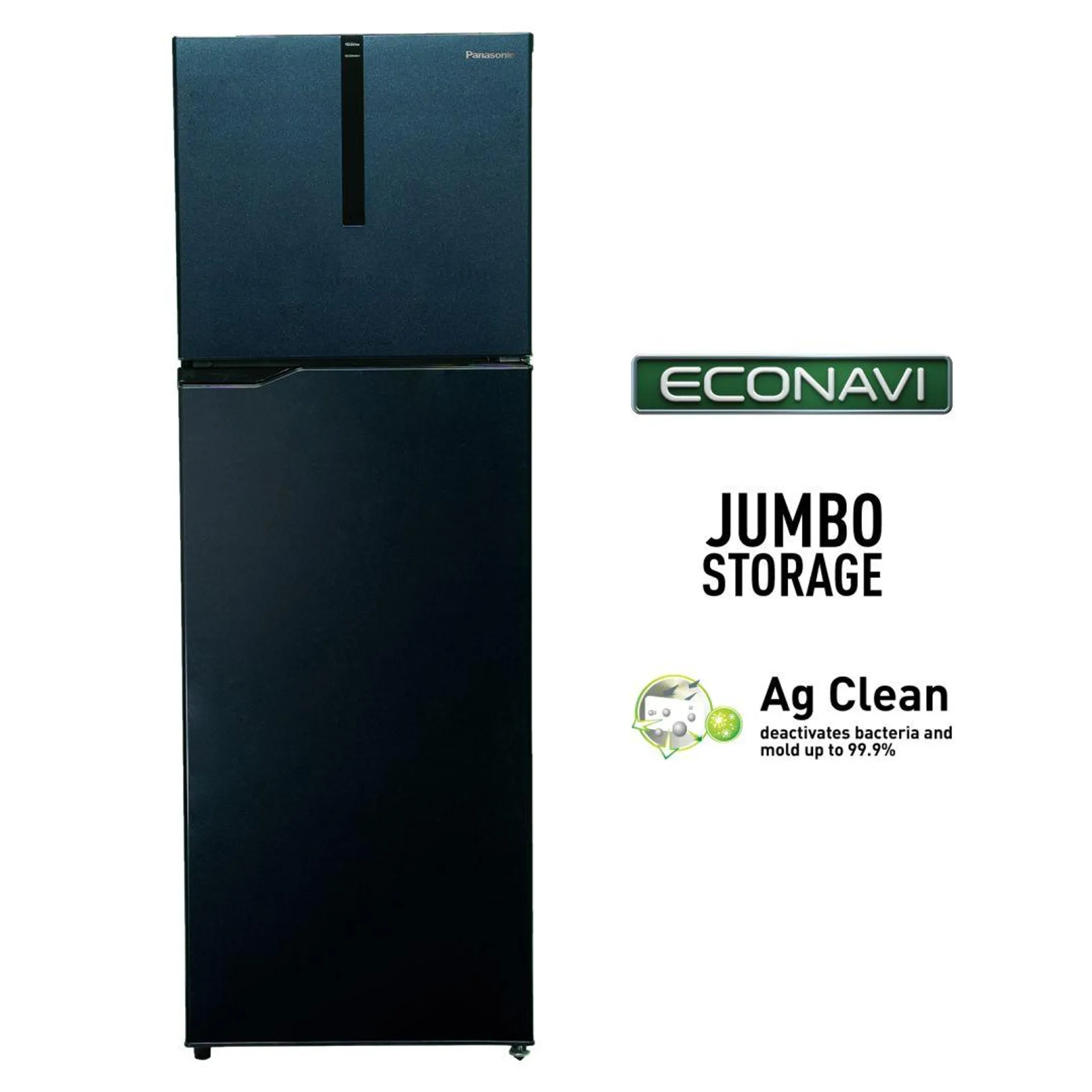 338L 2 Star 6-Stage Smart Inverter Frost-Free Double Door Refrigerator (NR-TG352BPAN, Deep Ocean Blue, Jumbo Vegetable Basket, Net Capacity 308L)