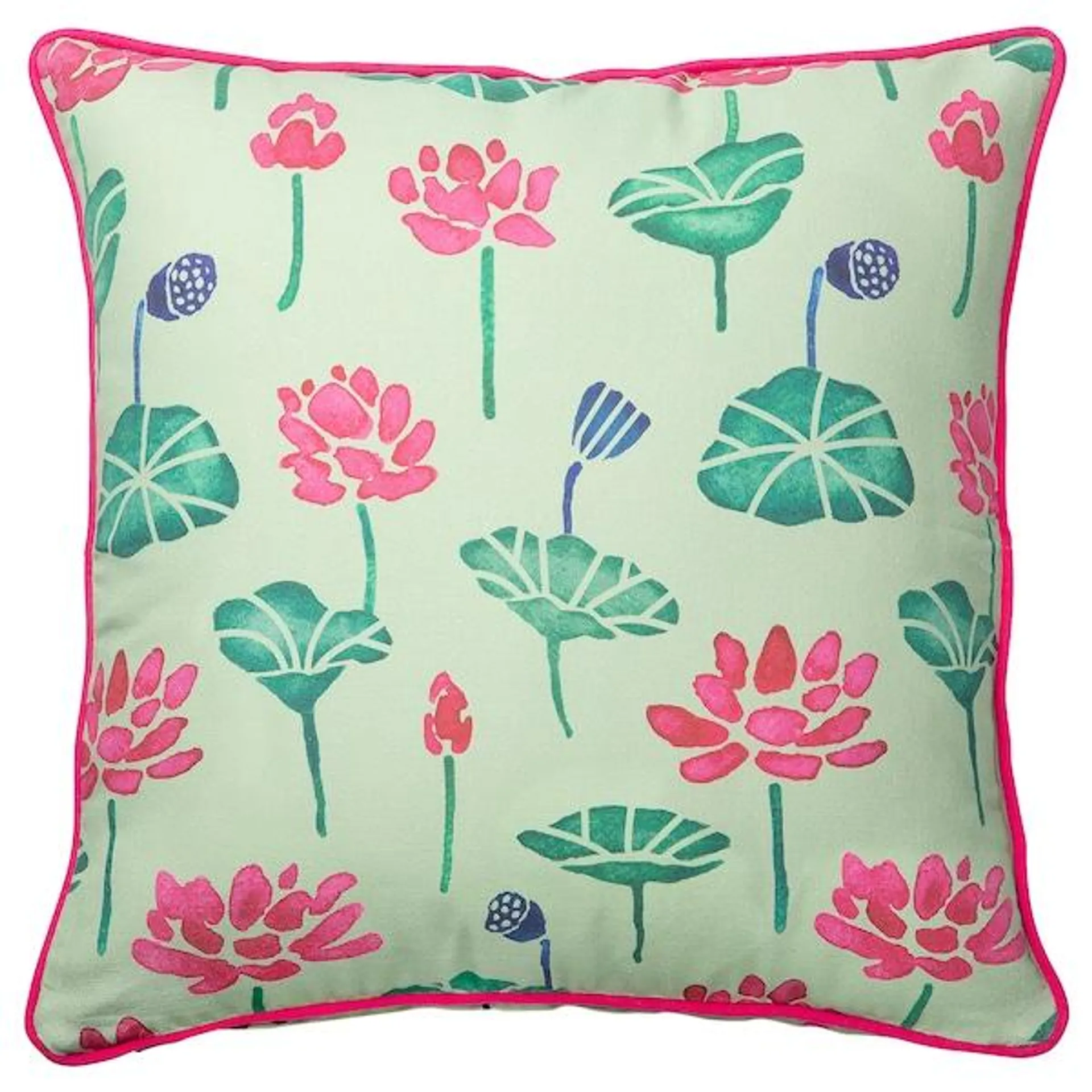 Cushion cover, green,