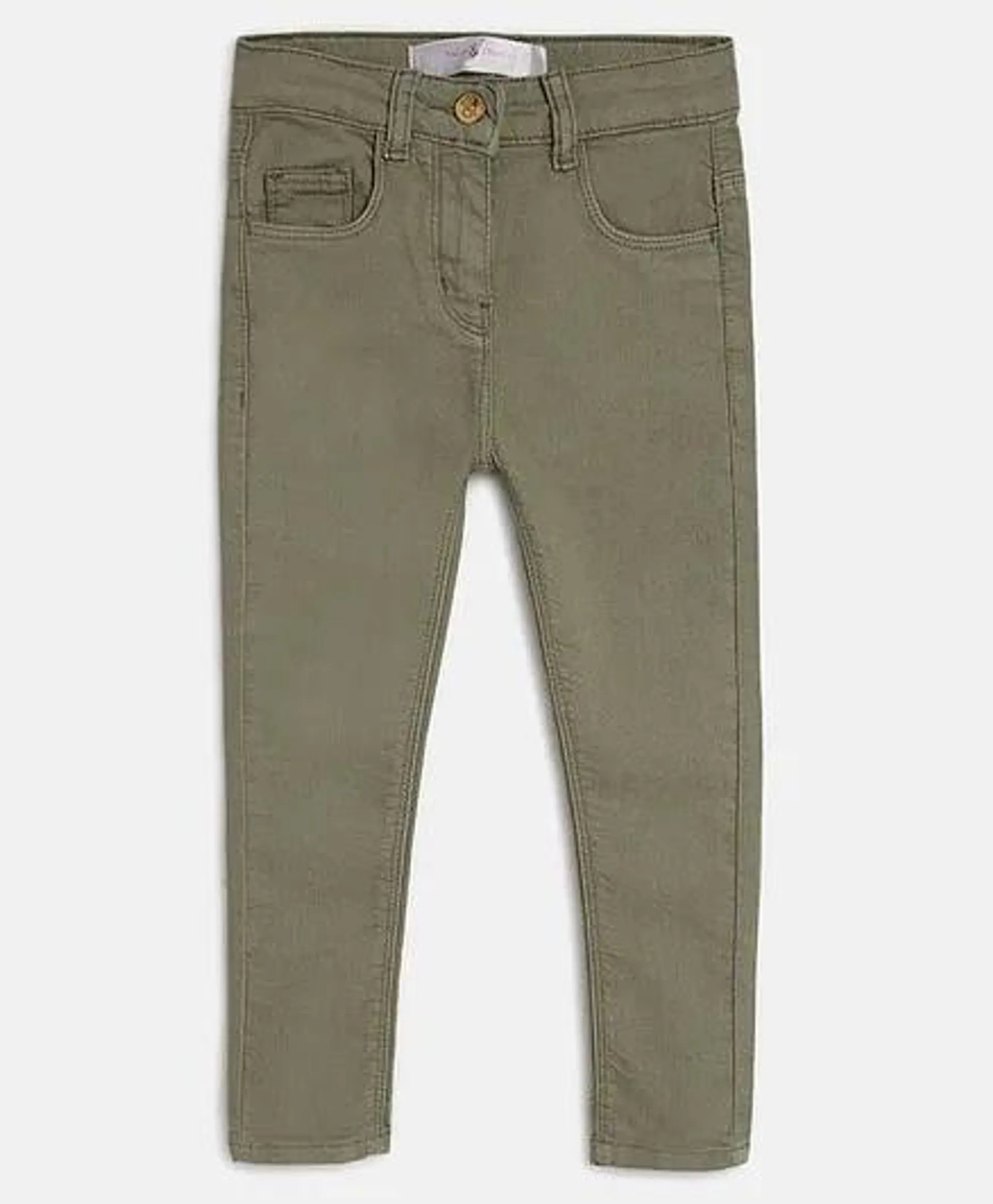 Tales & Stories Slim Fit Washed Jeans - Olive