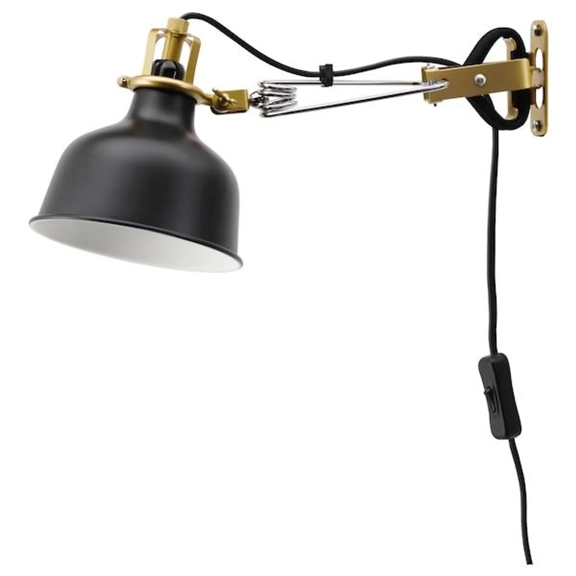 Wall/clamp spotlight, black