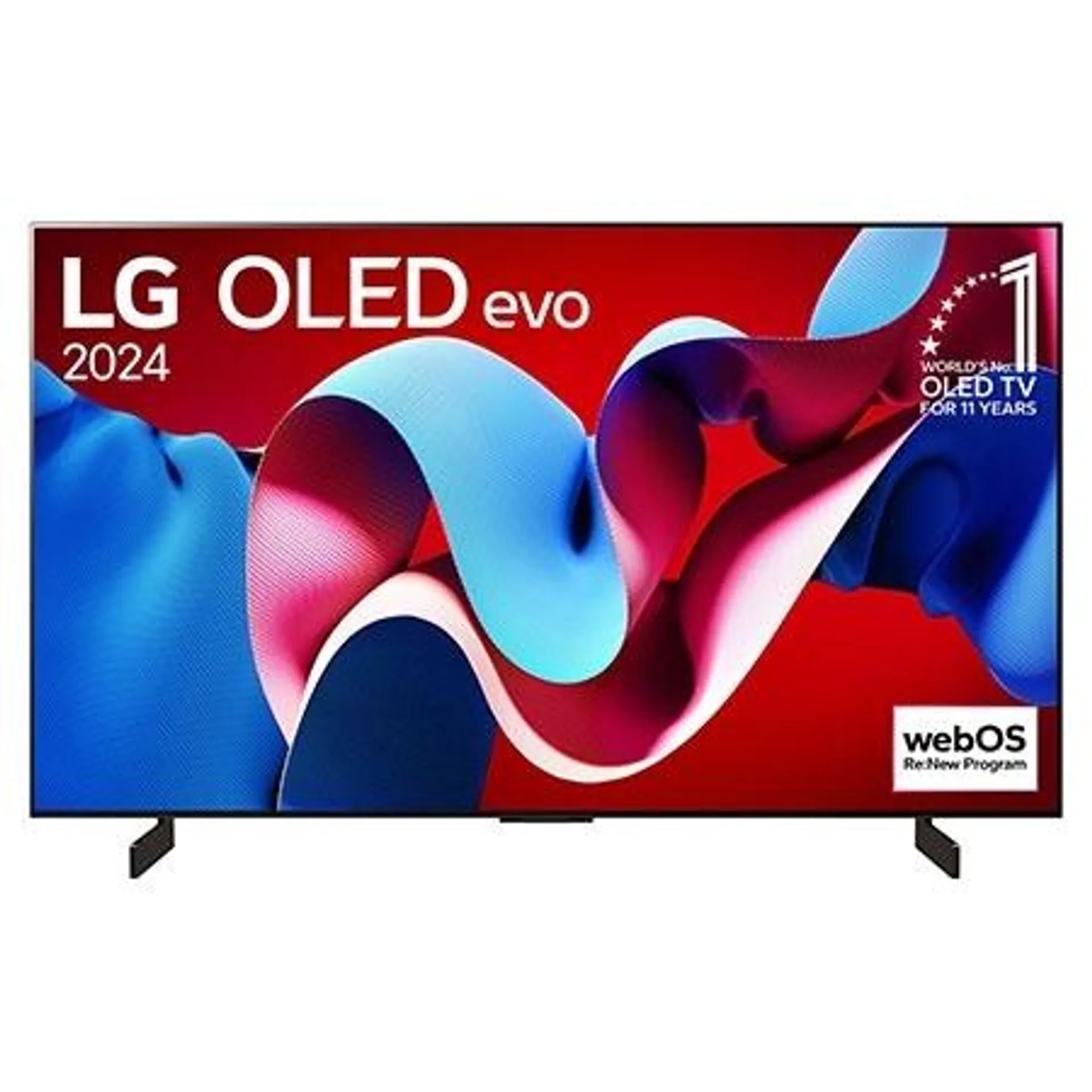 42 (106.68 cm) LG OLED evo C4 4K Smart TV 2024