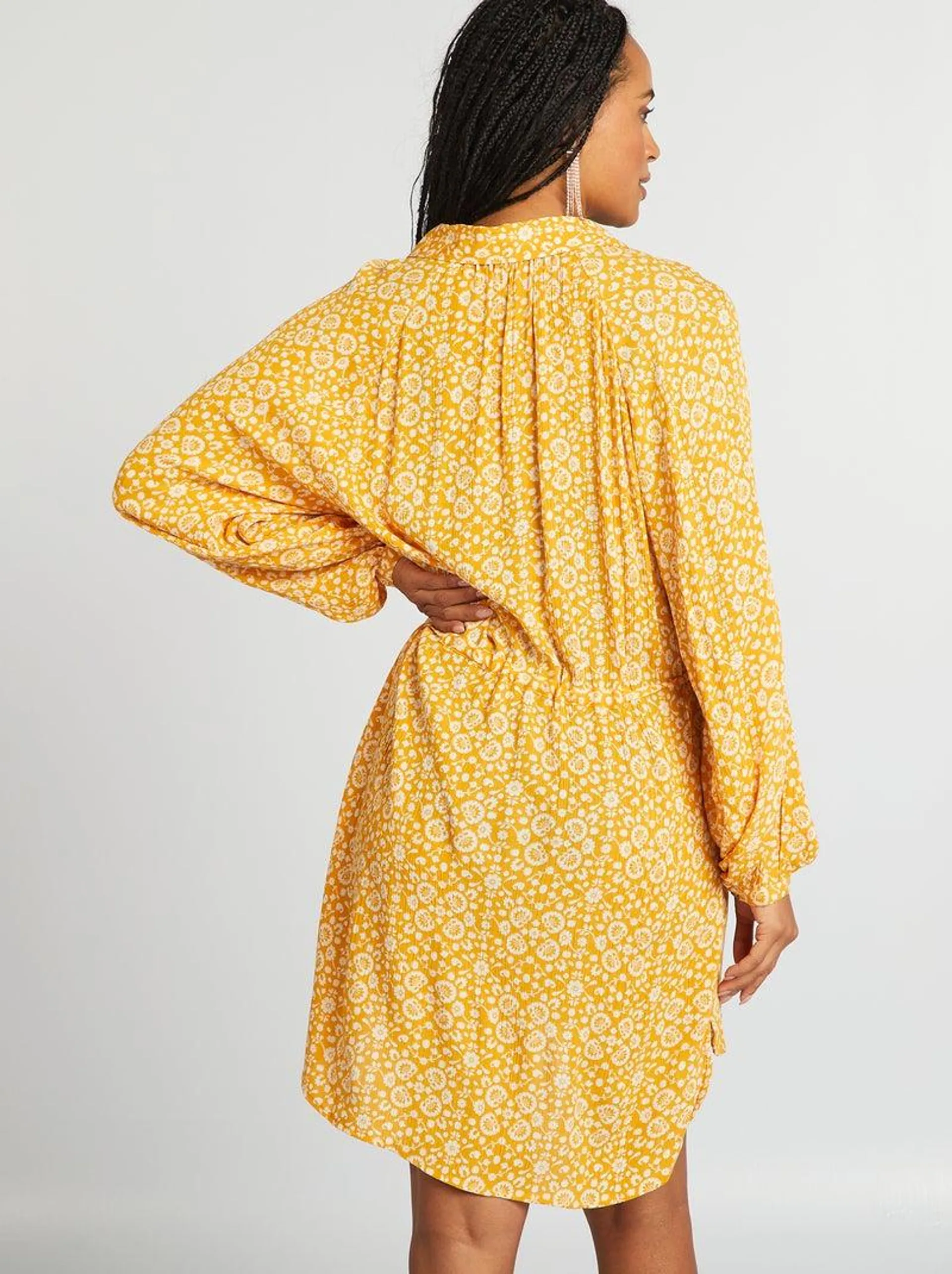 Camicia midi da mare - GIALLO