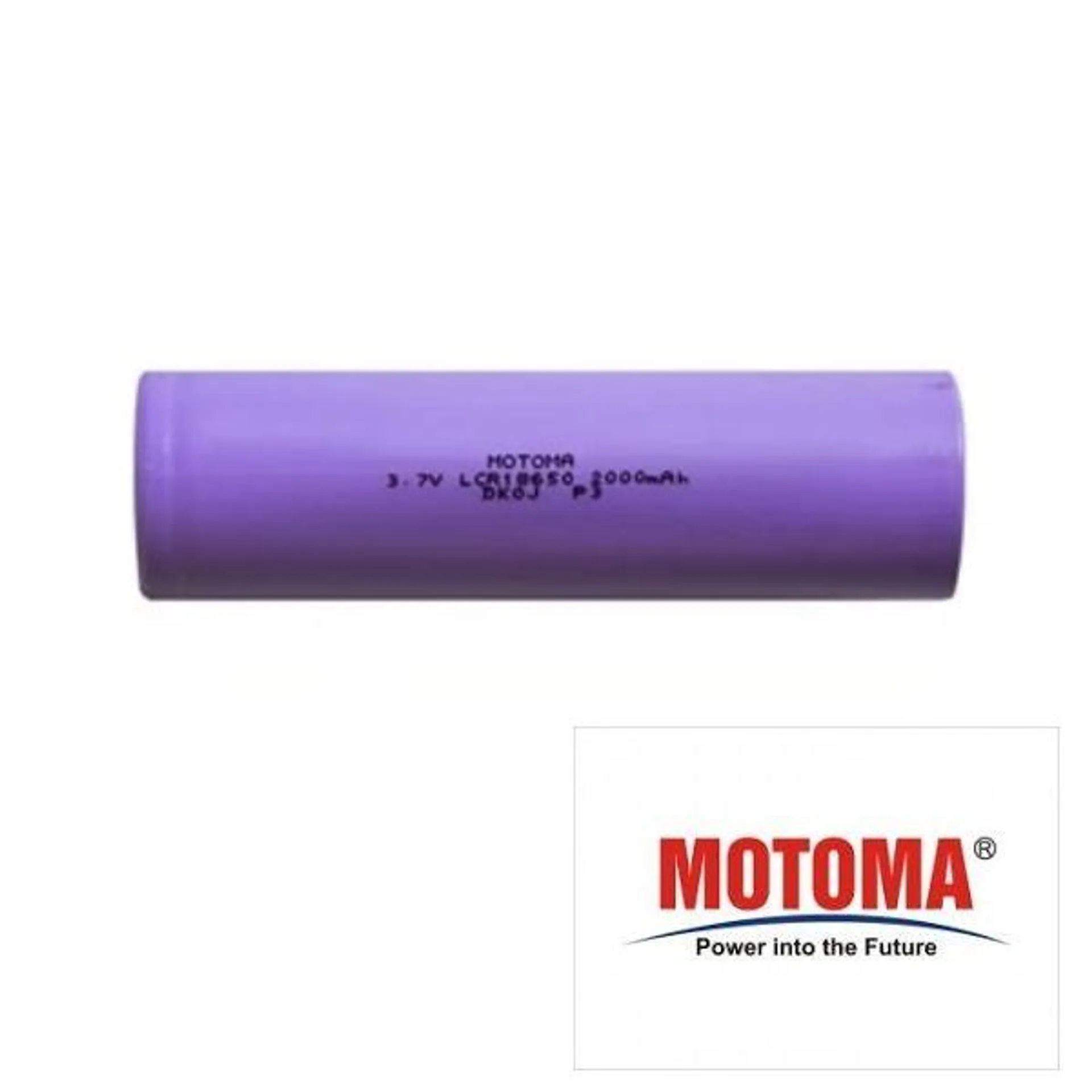 Batteria Li-ion 18650 3,7V 2000mAh MOTOMA