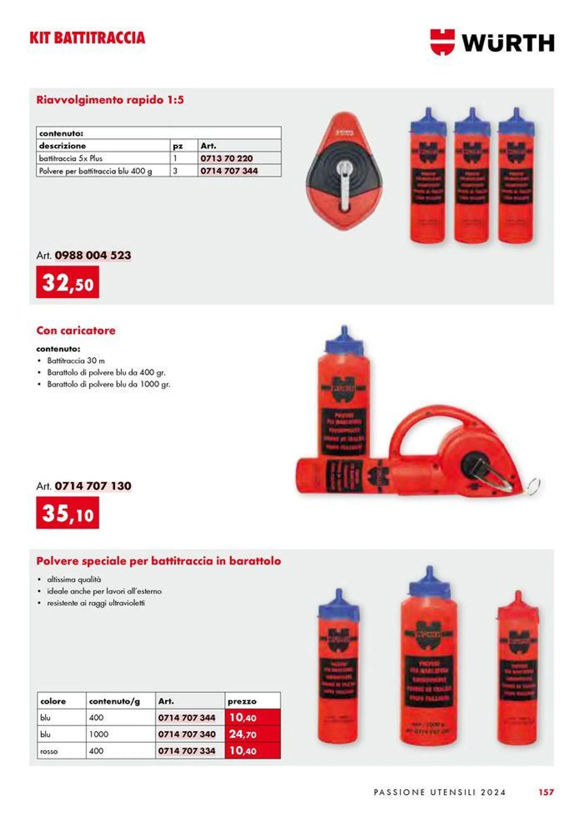 Passione utensili da 1 luglio a 31 dicembre di 2024 - Pagina del volantino 157