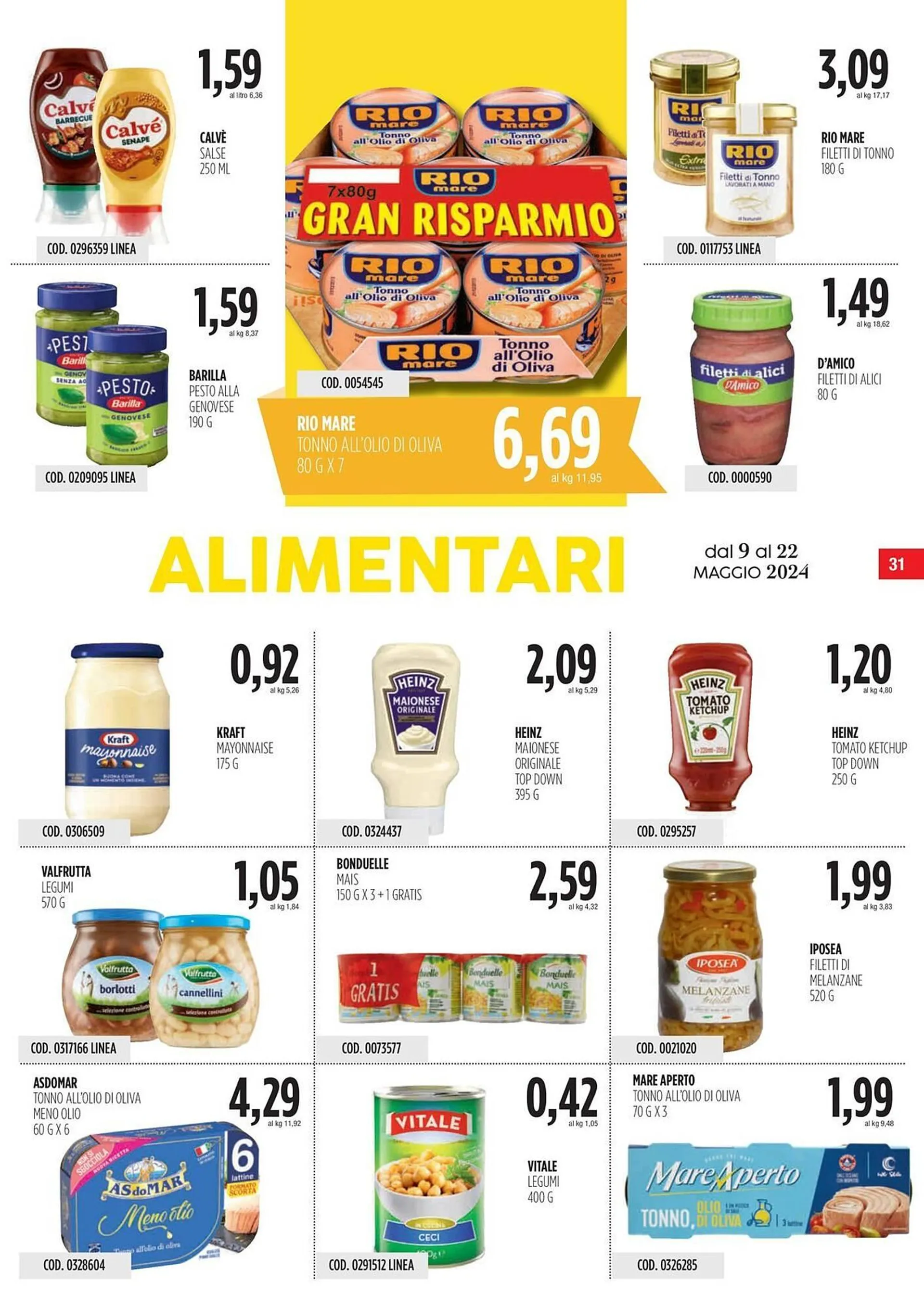 Volantino Carico Cash & Carry da 9 maggio a 22 maggio di 2024 - Pagina del volantino 31