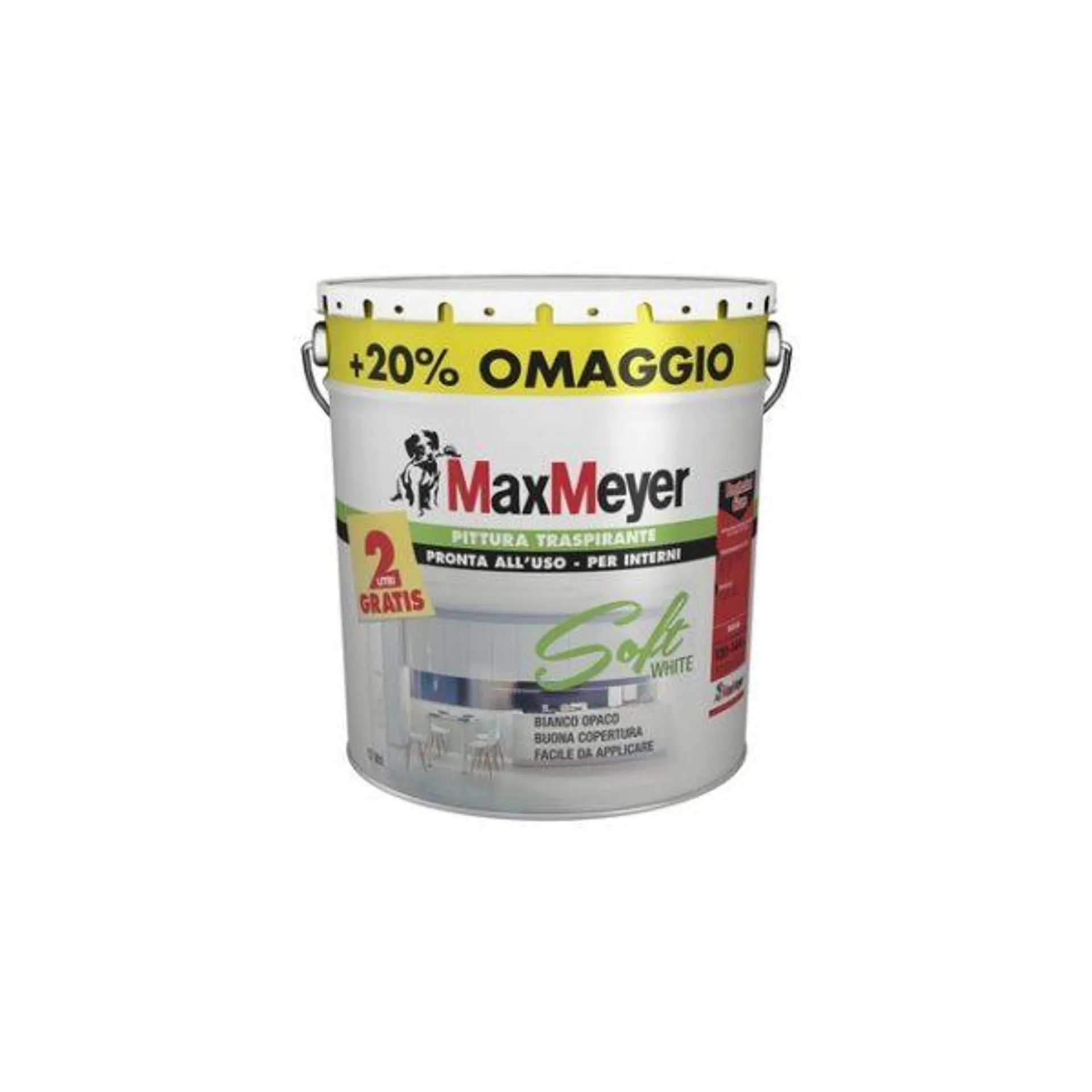 LT 10+2 MAX MEYER SOFTWHITE PITTURA TRASPIRANTE