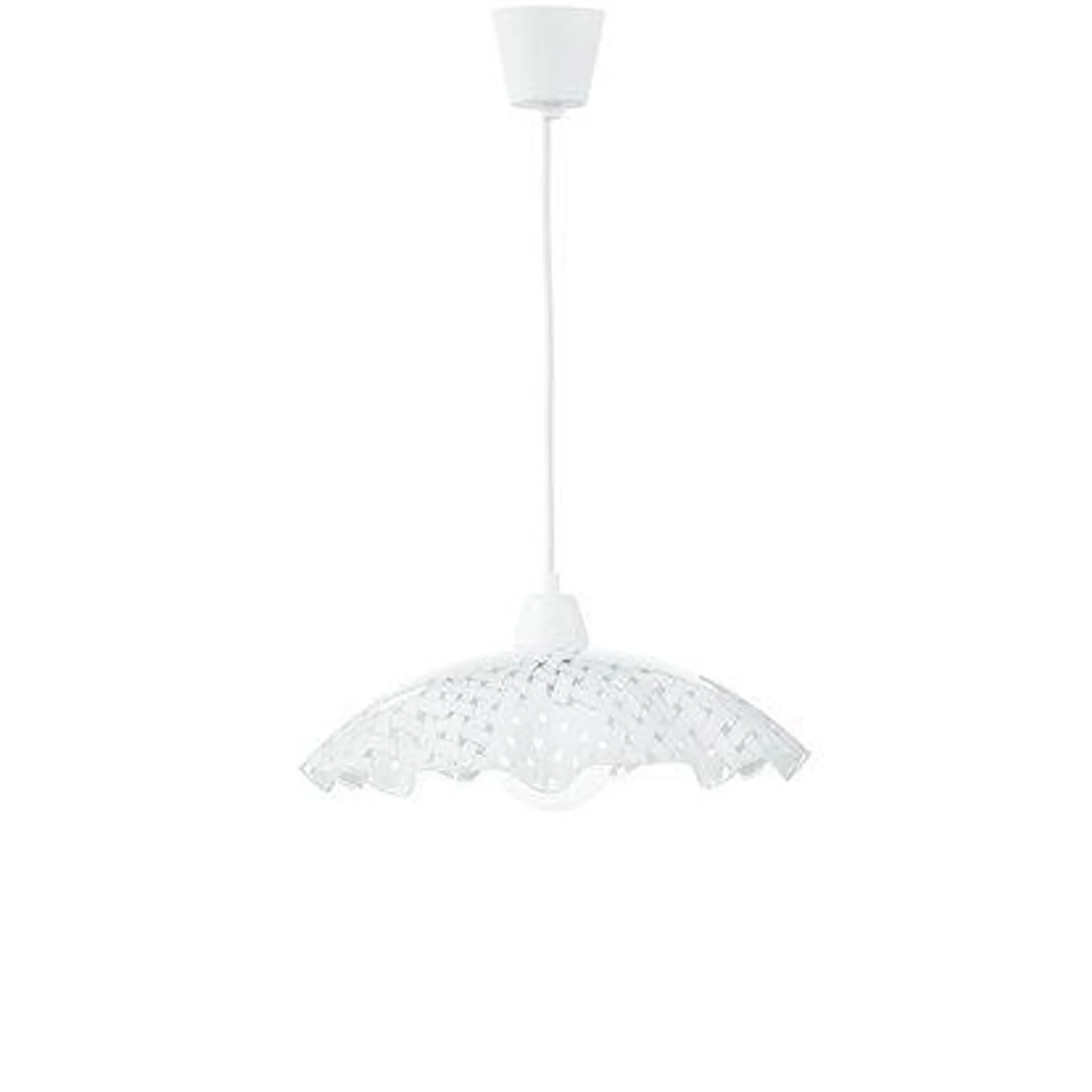 Lampadario a sospensione cashmere bianco 1xE27