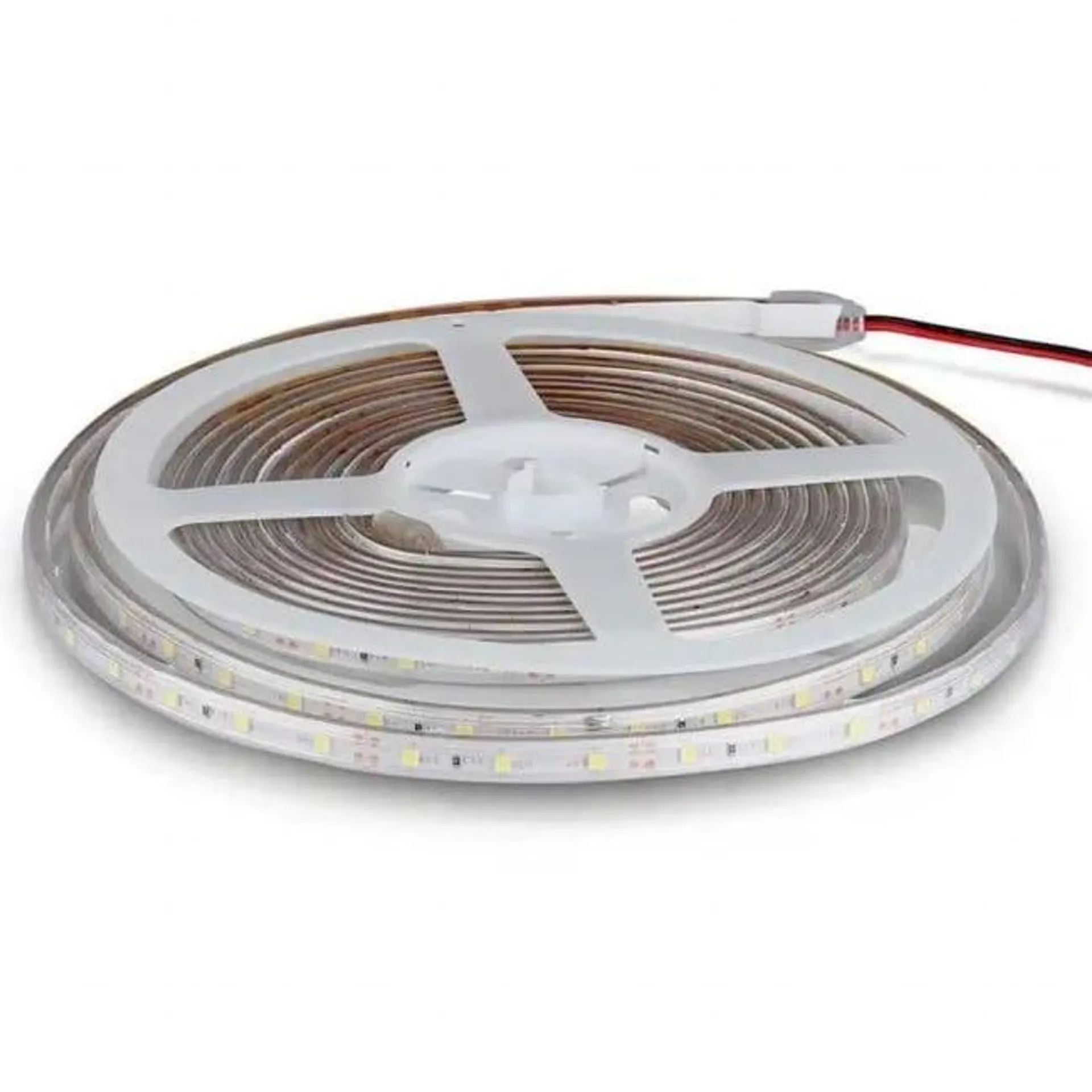 300LED 5W/M SMD3528 Striscia LED 5Mt IP65 Impermeabile - Mod - VT-3528 IP65 - SKU 212043 - 4000K