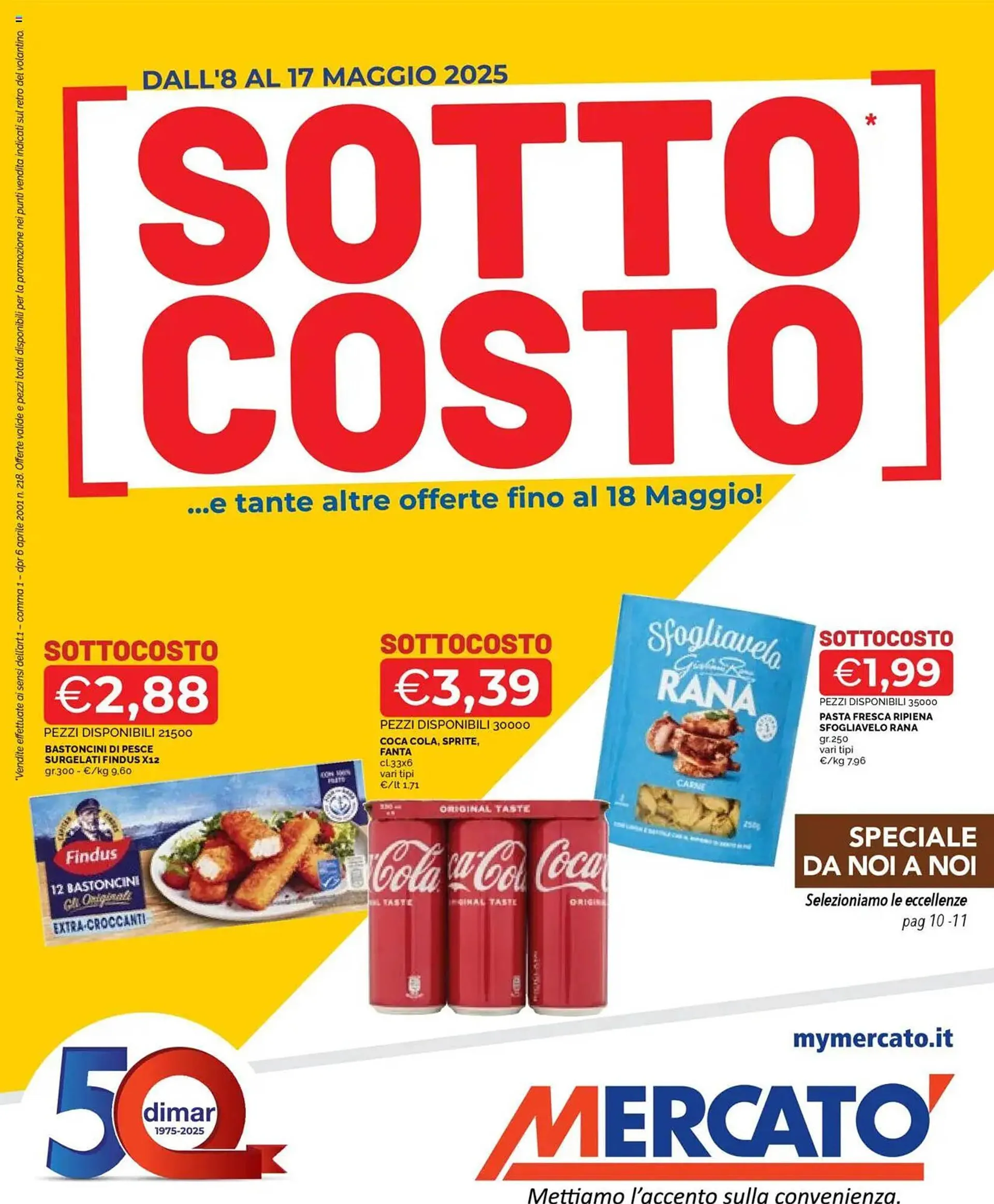Volantino Mercatò da 8 maggio a 18 maggio di 2025 - Pagina del volantino 1