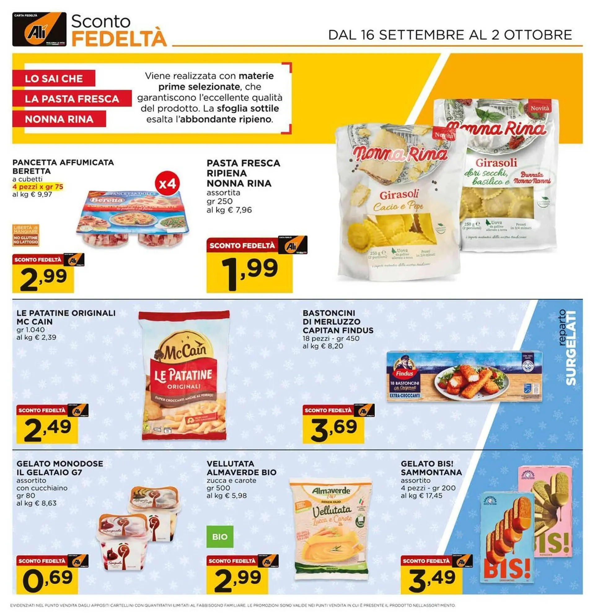 Volantino Alì Supermercati da 16 settembre a 2 ottobre di 2024 - Pagina del volantino 11