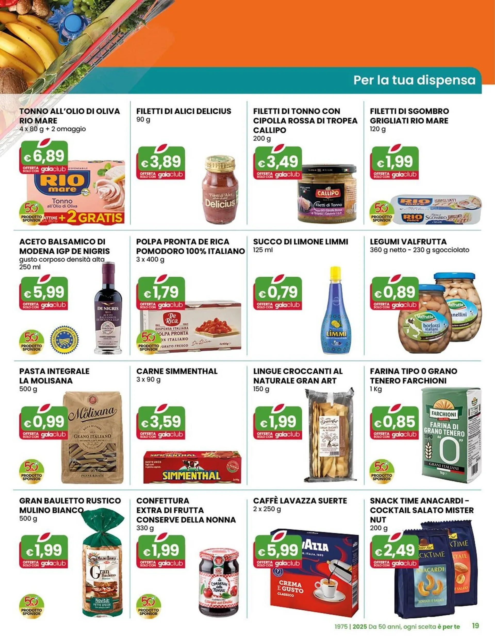 Volantino Gala Supermercati da 4 giugno a 17 giugno di 2025 - Pagina del volantino 19