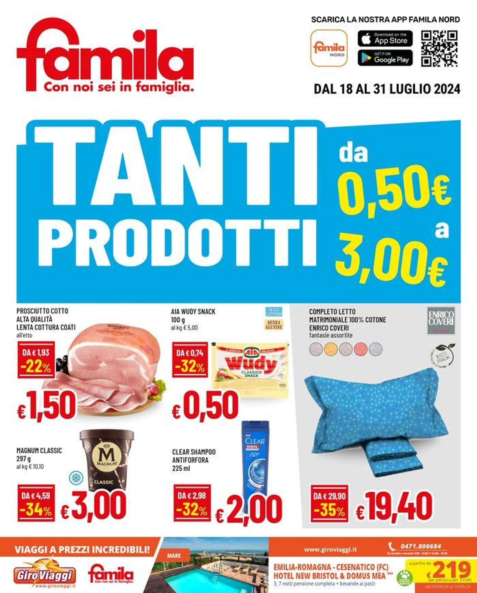 Tanti prodotti da 0,50 euro a 3,00 euro da 18 luglio a 31 luglio di 2024 - Pagina del volantino 1