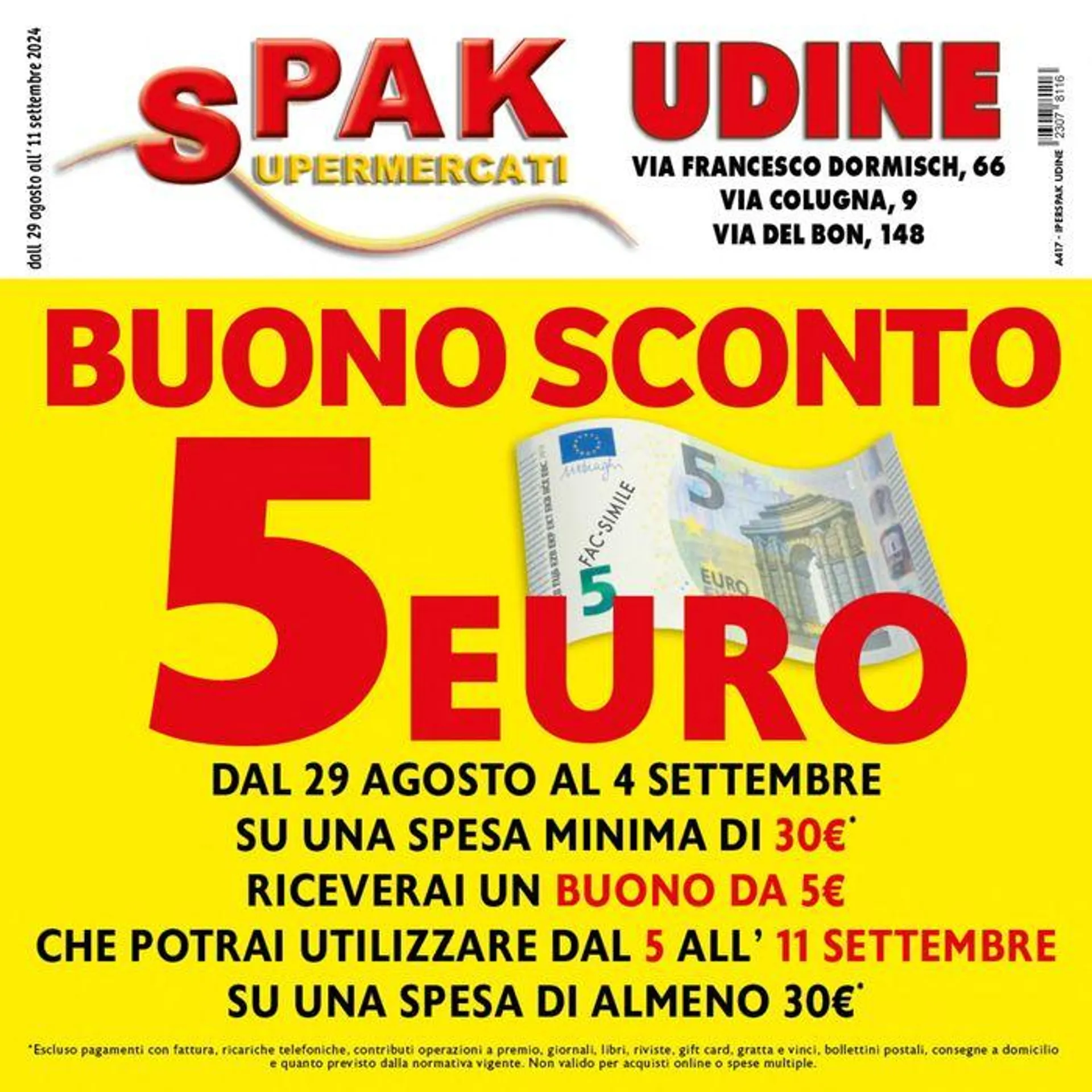 Buono sconto 5 euro - 1