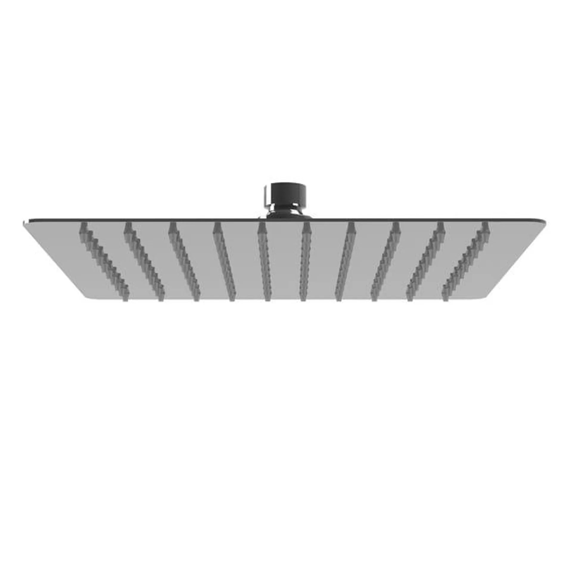 Soffione doccia SENSEA Studio 25 in inox cromo L 25 x H 25 x P 4.5 cm anticalcare 1 getto