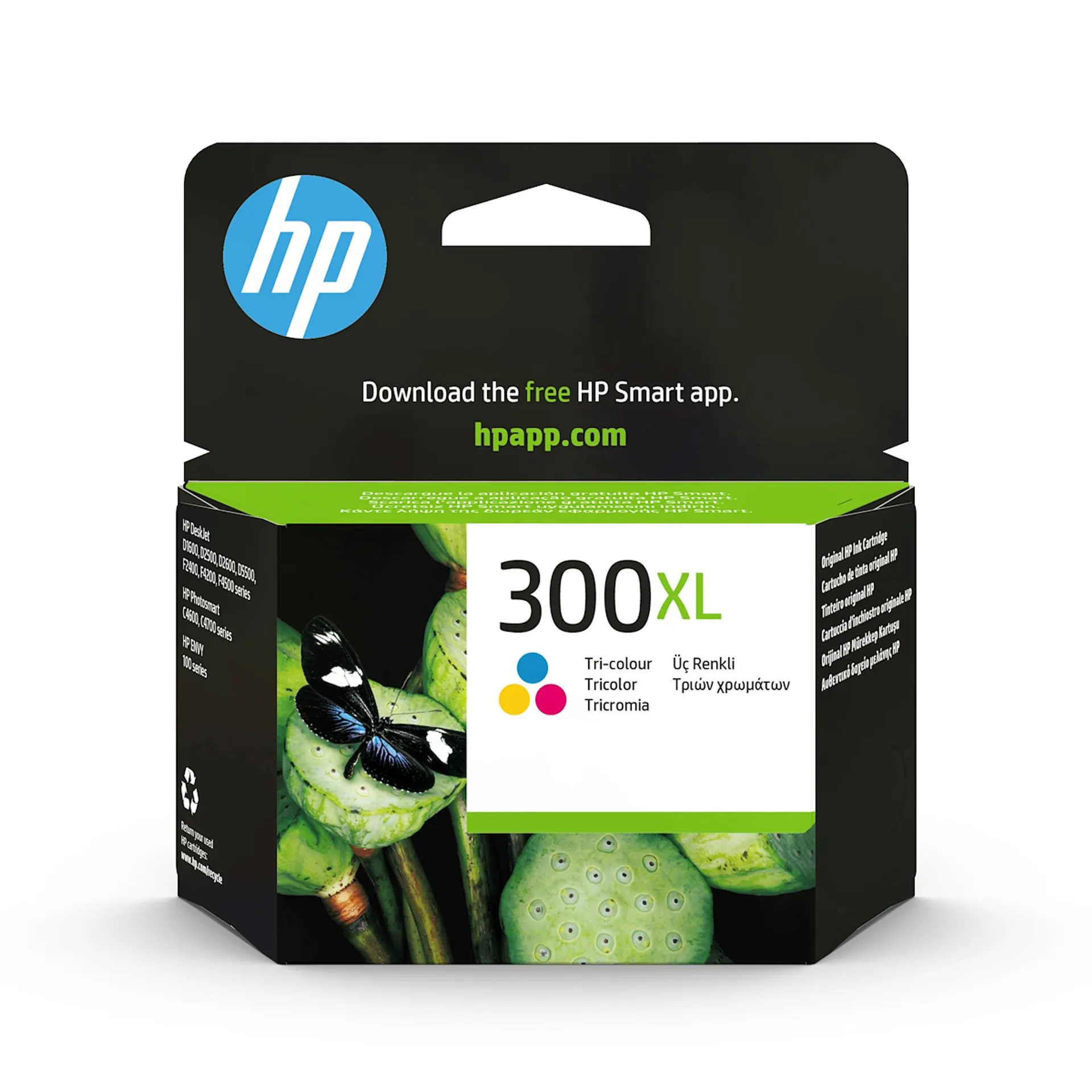Hp Italia Spa - 300 CC643EE Cartuccia Originale per Stampanti a Getto di Inchiostro, Tricromia