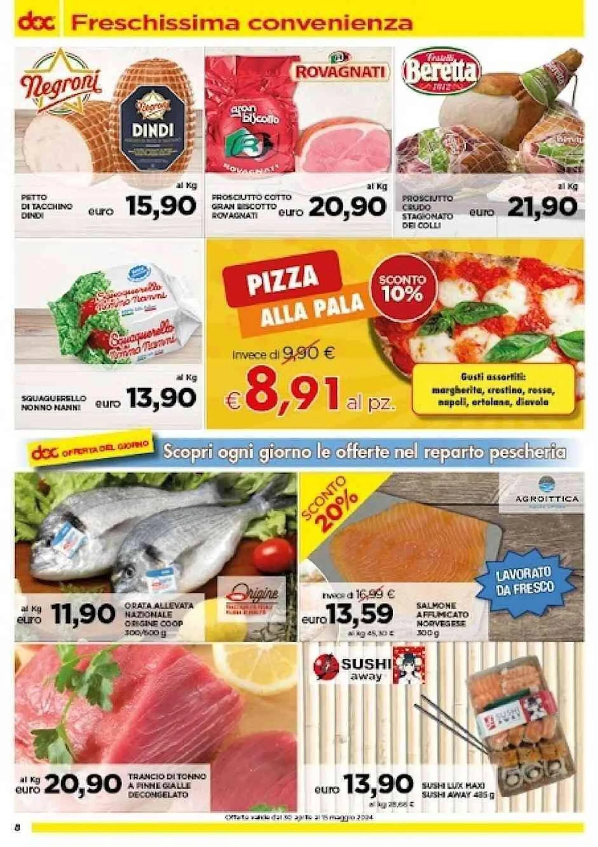 Volantino Doc Supermercati da 30 aprile a 15 maggio di 2024 - Pagina del volantino 8