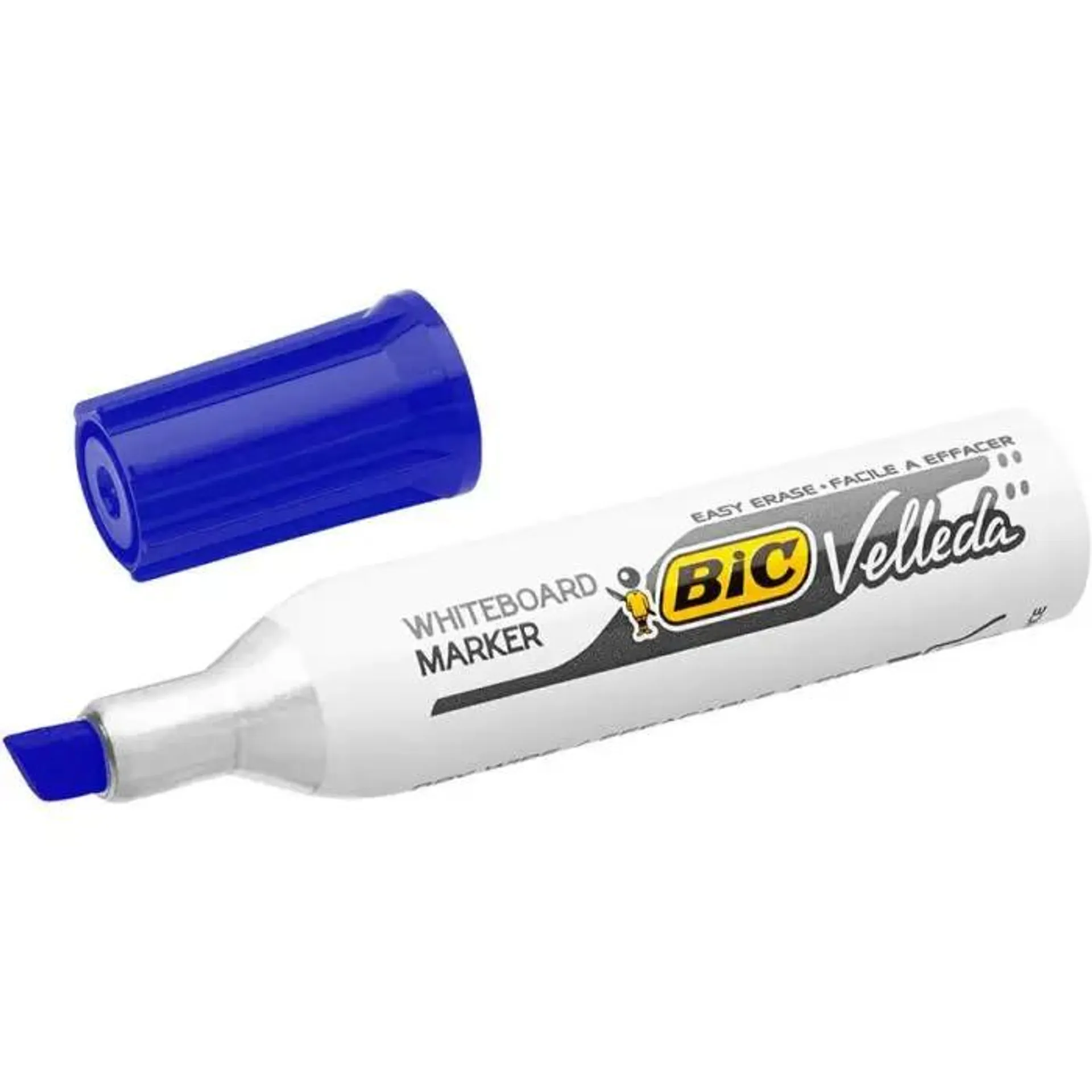 Bic velleda punta scalpello blu 1 pezzo