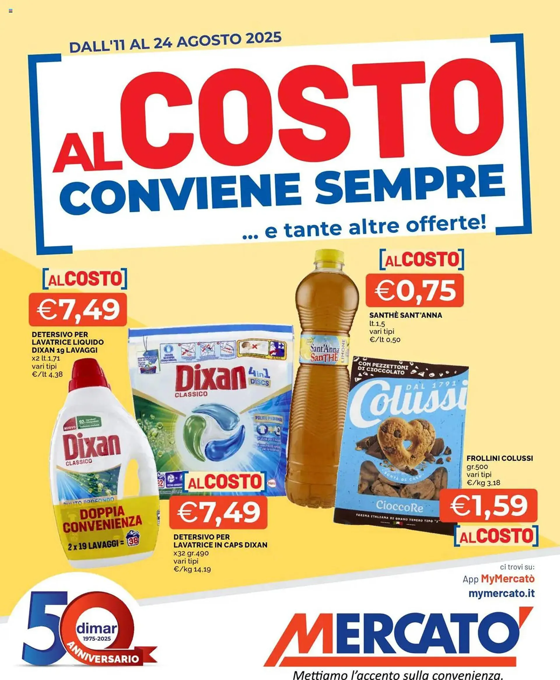 Volantino Mercatò da 11 agosto a 24 agosto di 2025 - Pagina del volantino 1