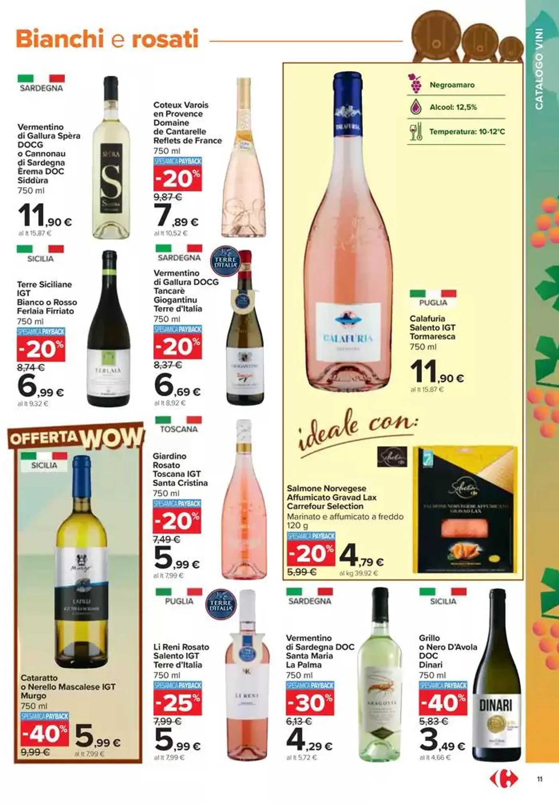 Catalogo vini  da 7 ottobre a 10 novembre di 2024 - Pagina del volantino 11