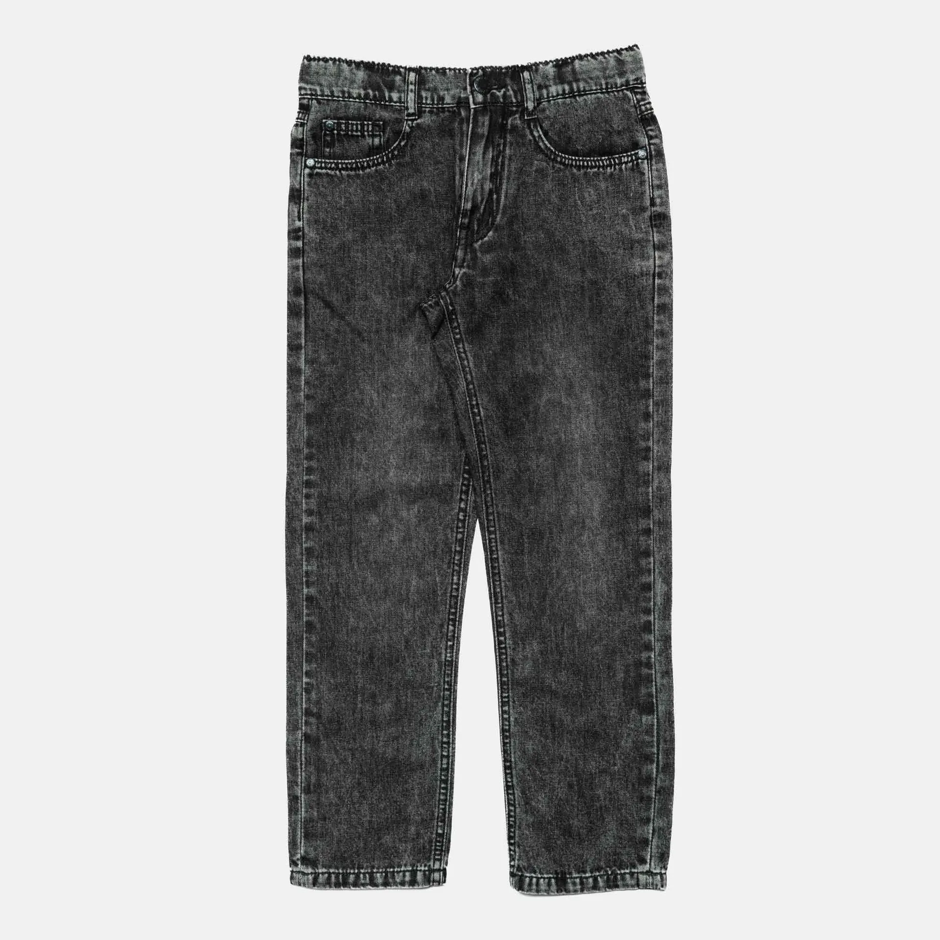 Pantalone in jeans da Bambino, NERO