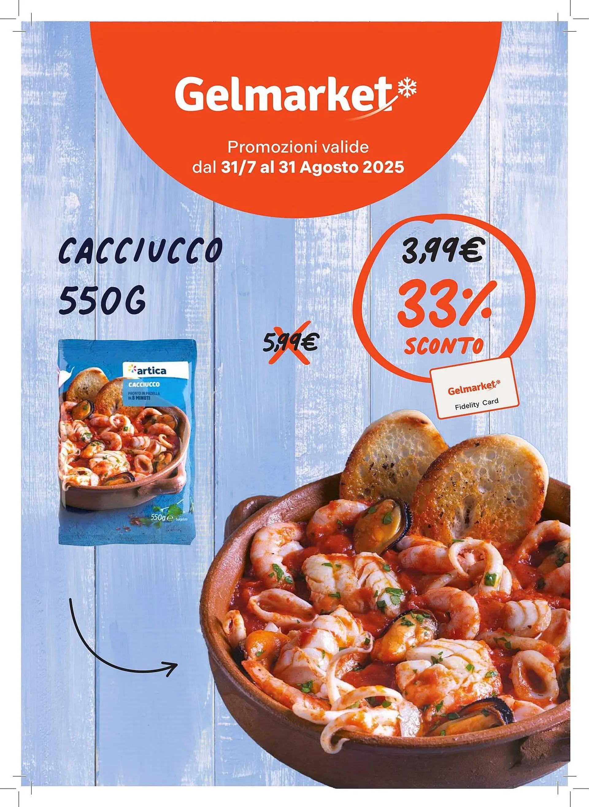Volantino Gelmarket da 31 luglio a 31 agosto di 2025 - Pagina del volantino 1