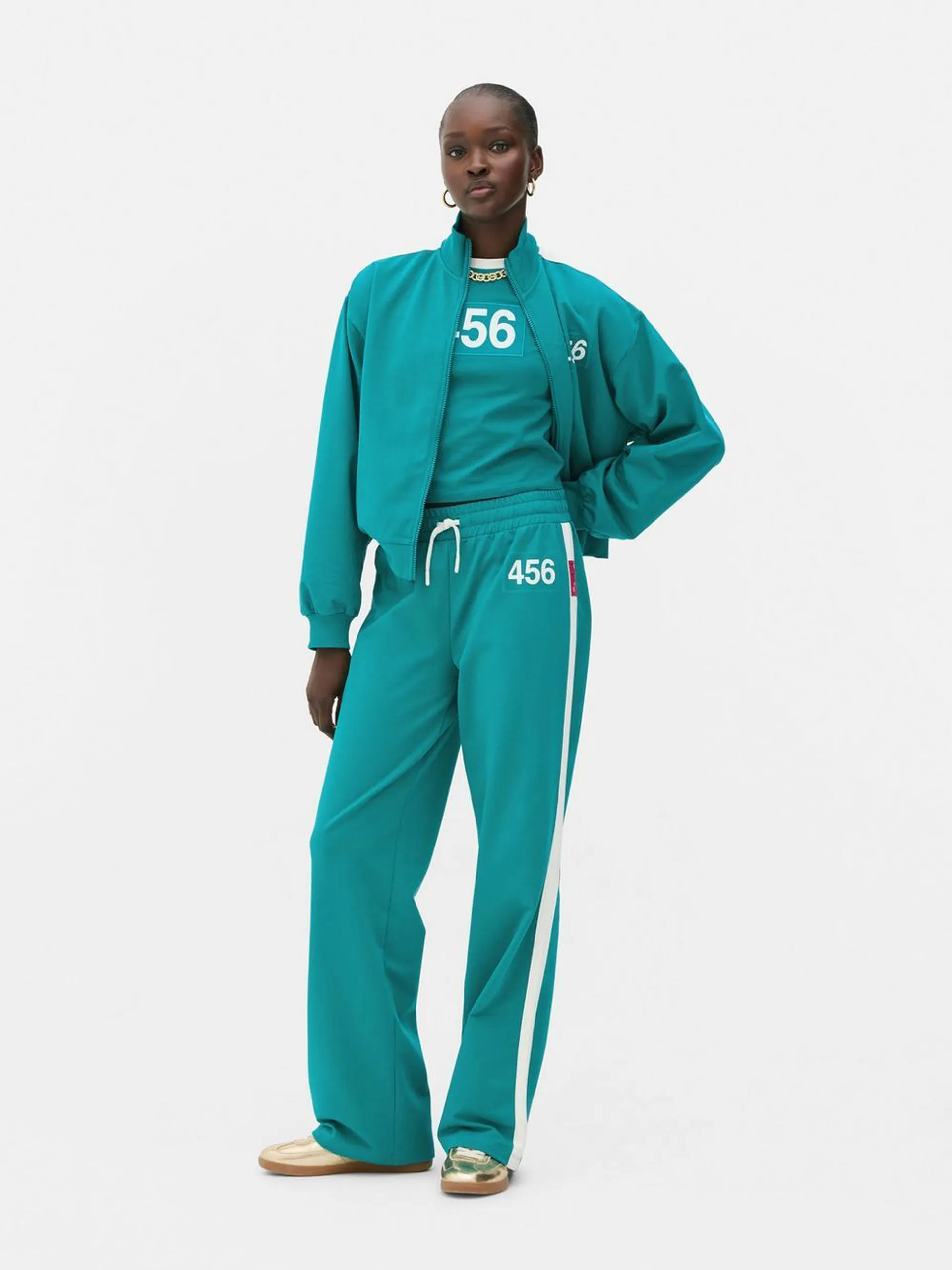 Pantaloni da tuta con riga Squid Game