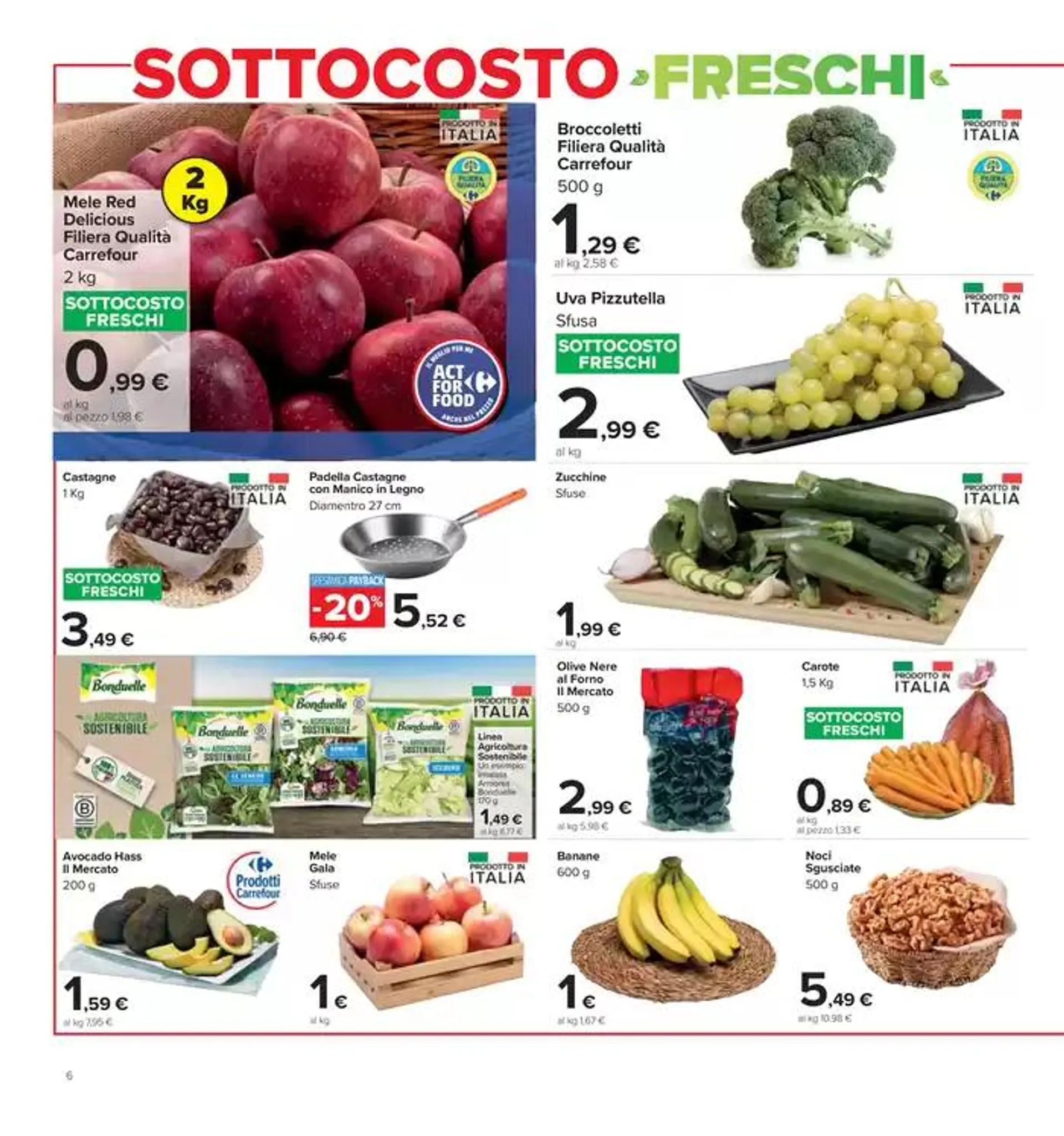 Sottocosto freschi  da 21 ottobre a 31 ottobre di 2024 - Pagina del volantino 6